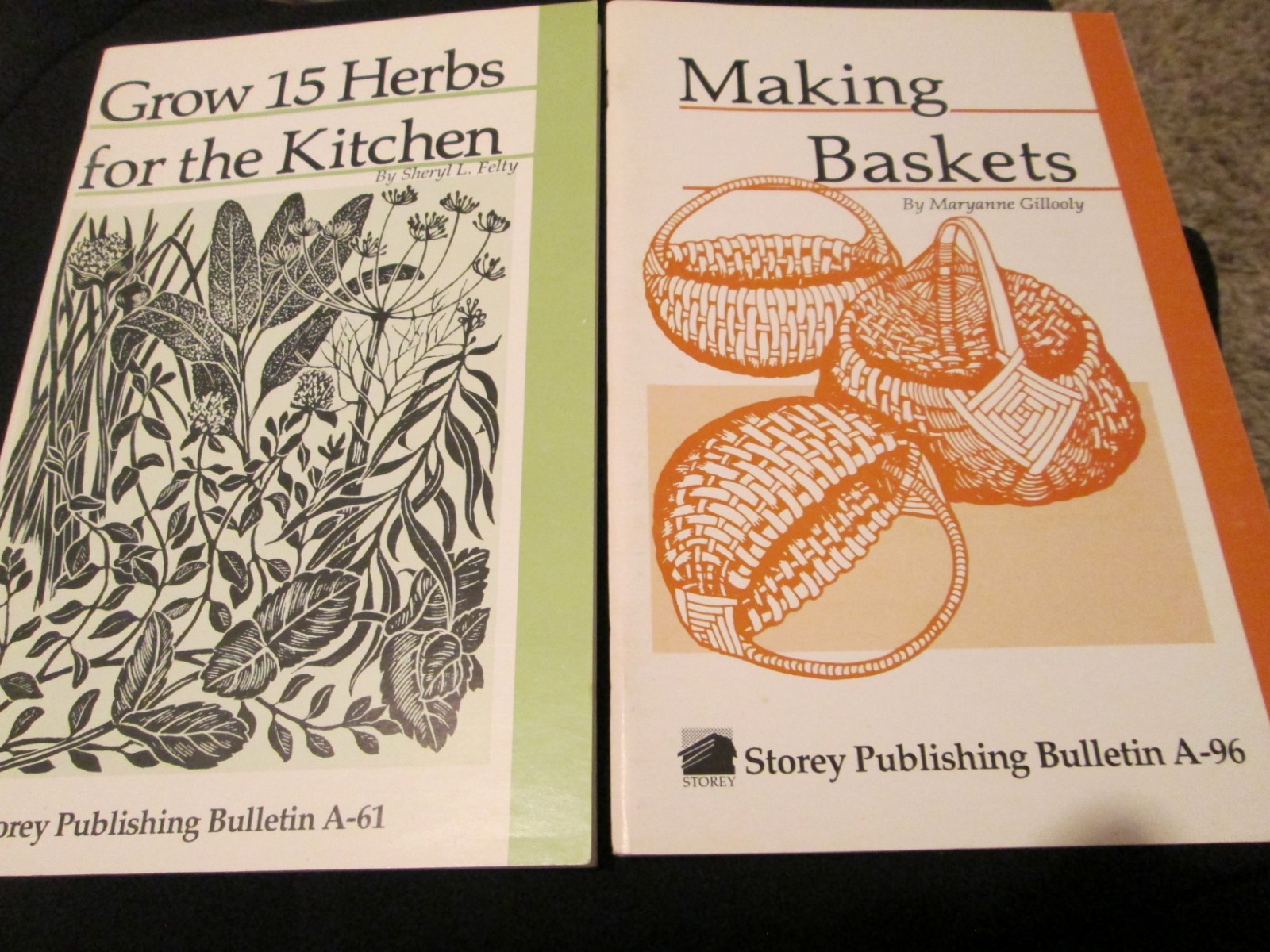 Storey Publishing Bulletin Lot of 7 A-9 A-21 A-61 A-96 A-97 A-100 A-119