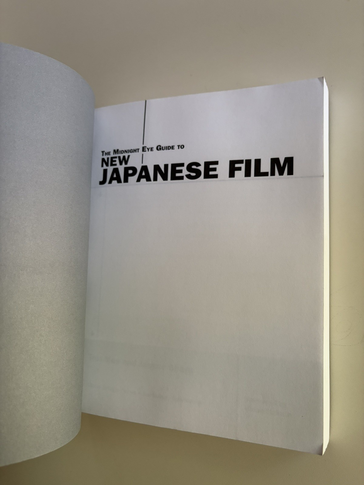 The Midnight Eye Guide to New Japanese Film by Tom Mes, Jasper Sharp [2004]