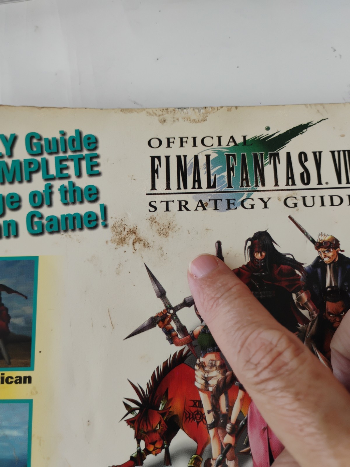 FINAL FANTASY VII BRADY GAMES STRATEGY GUIDE VERY RARE 1ST COVER! FF7