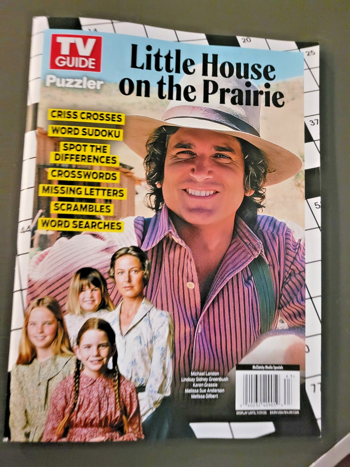 Little House On The Prairie Puzzler by TV Guide-Variety of Games With Show Theme