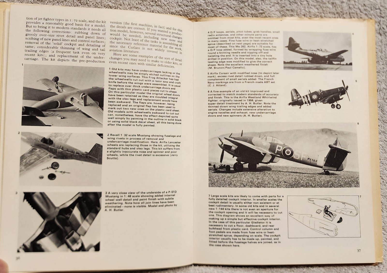 How to Make Model Aircraft by Chris Ellis 1974 Hardcover HCDJ Arco Great Britain