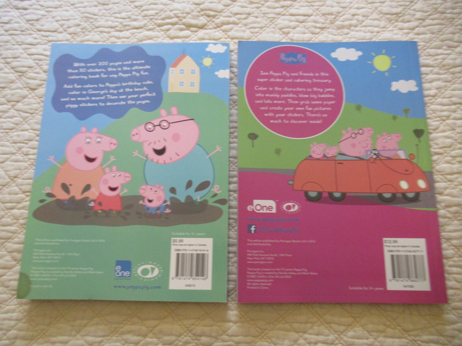 Peppa Pig Coloring Book Set (Includes Stickers) (Paperback) (Includes Crayons)