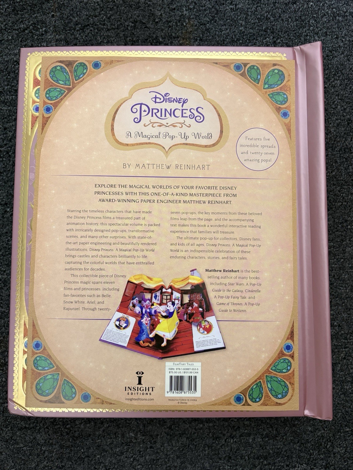 Disney Princess: A Magical Pop-Up WorldBy Matthew Reinhart LIKE NEW