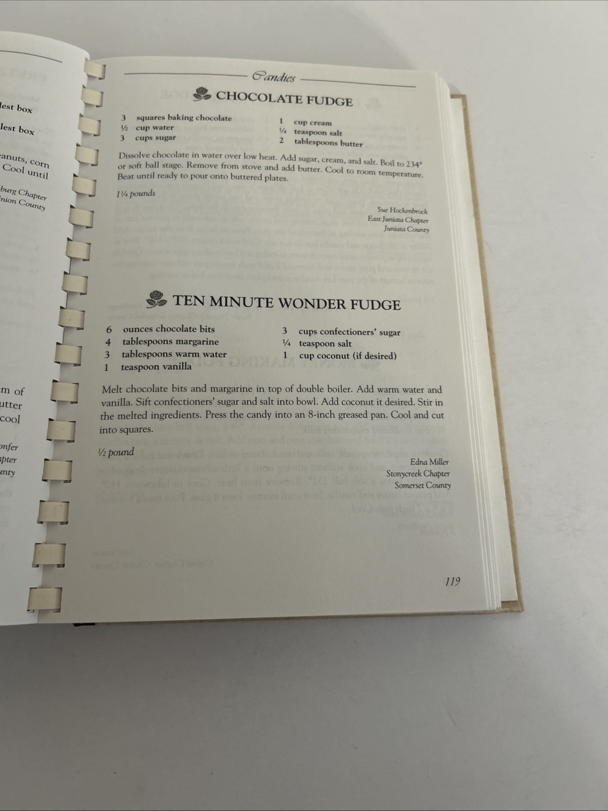 Reminiscing With Recipes: 1953 – 2003, 50 Years of FHA to FCCLA, comb binding