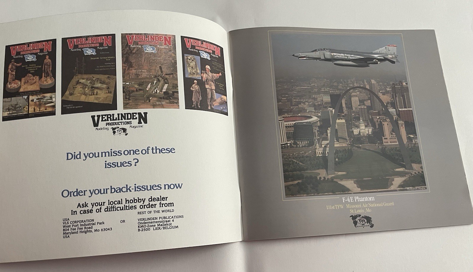 Verlinder Publications Lock On No. 8 F-4E Phantom II Aircraft Reference book MD