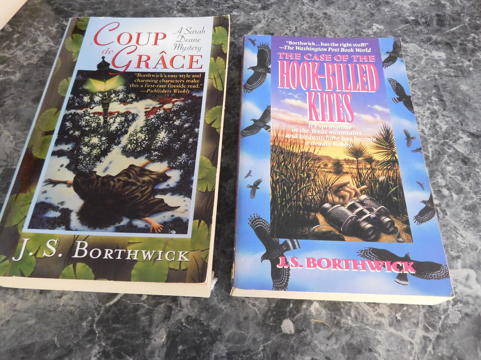 J S Borthwick lot of 2 Sarah Deane & Alex McKenzie Series Amateur Sleuth PB