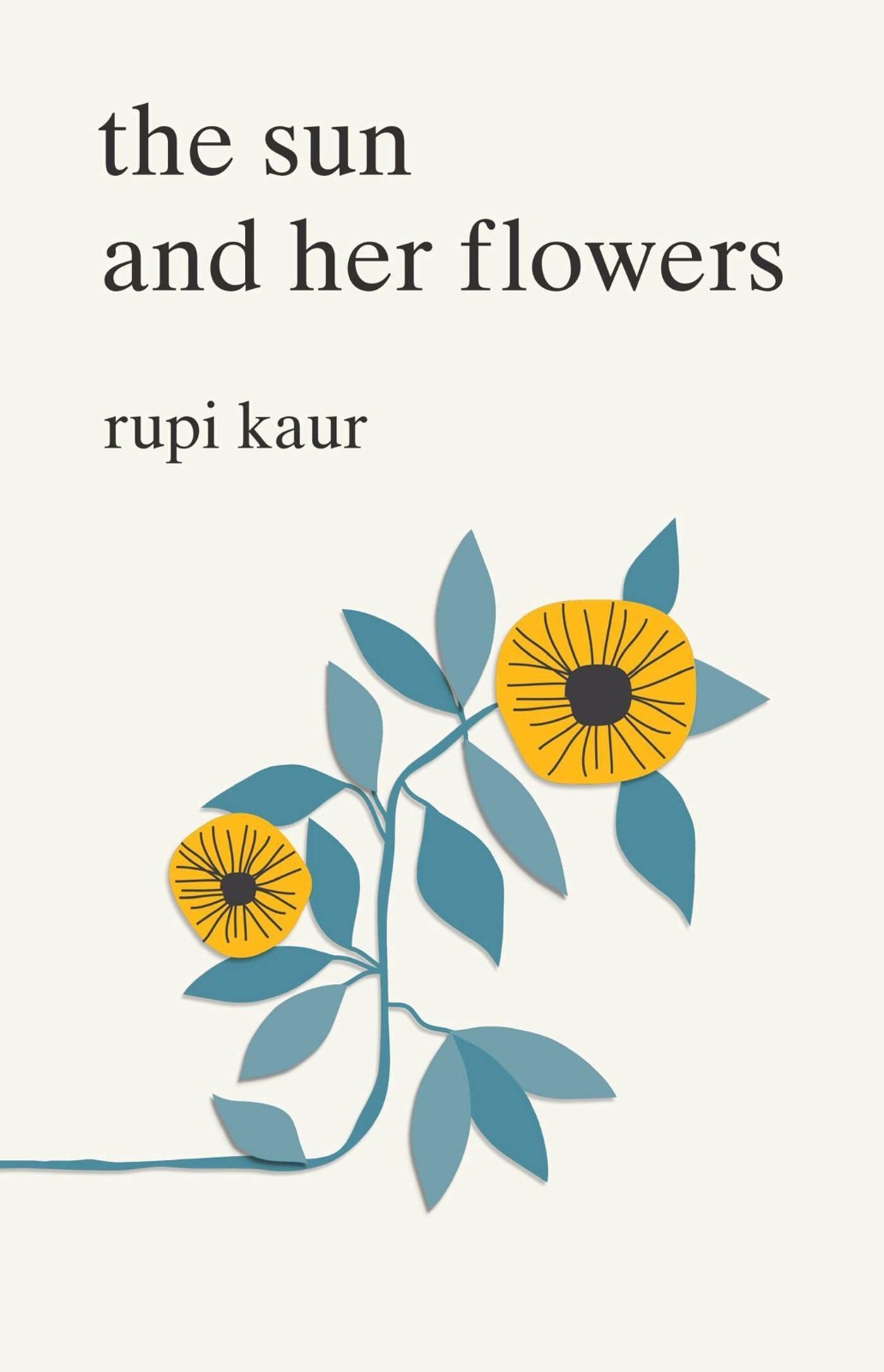 The Sun and Her Flowers by Rupi Kaur PAPERBACK 2017, BRAND NEW
