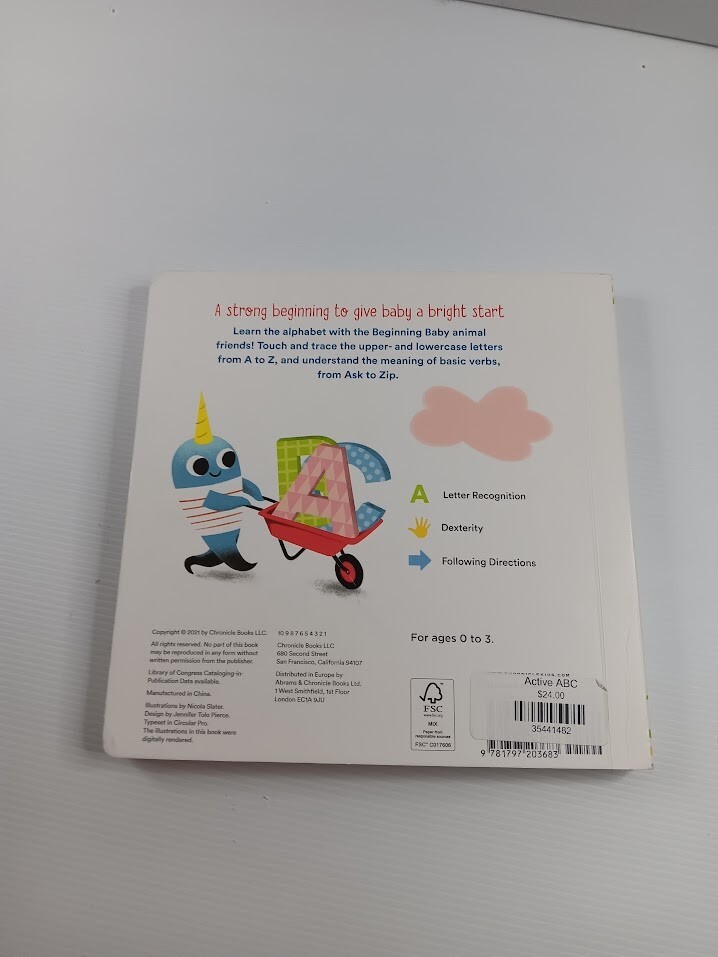 Active ABC: Beginning Baby by Chronicle Books