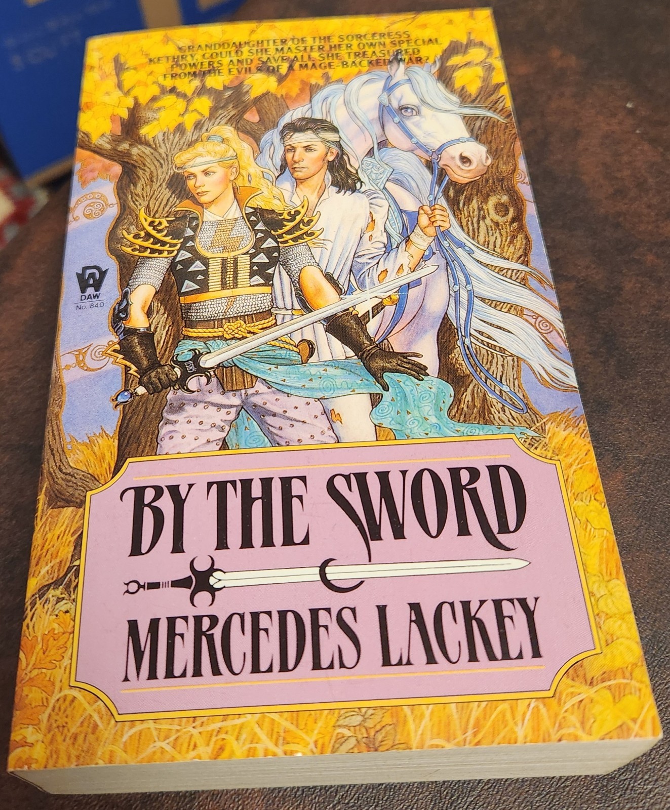 2 Valdemar by Mercedes Lackey Standalone Lot: Brightly Burning and By the Sword