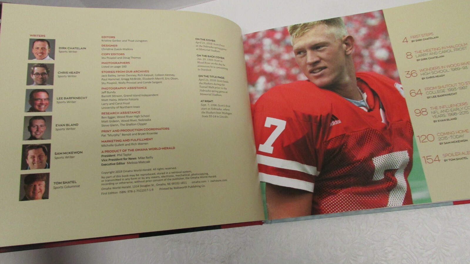 Frost: A Husker’s Journey Home by Omaha World-Herald Sports Writers HDBK BOOK
