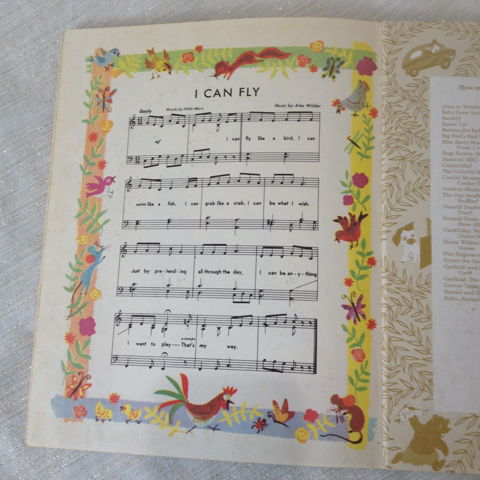 Vintage GOLDEN® a Little Golden Book® I CAN FLY #312-12 24 pages