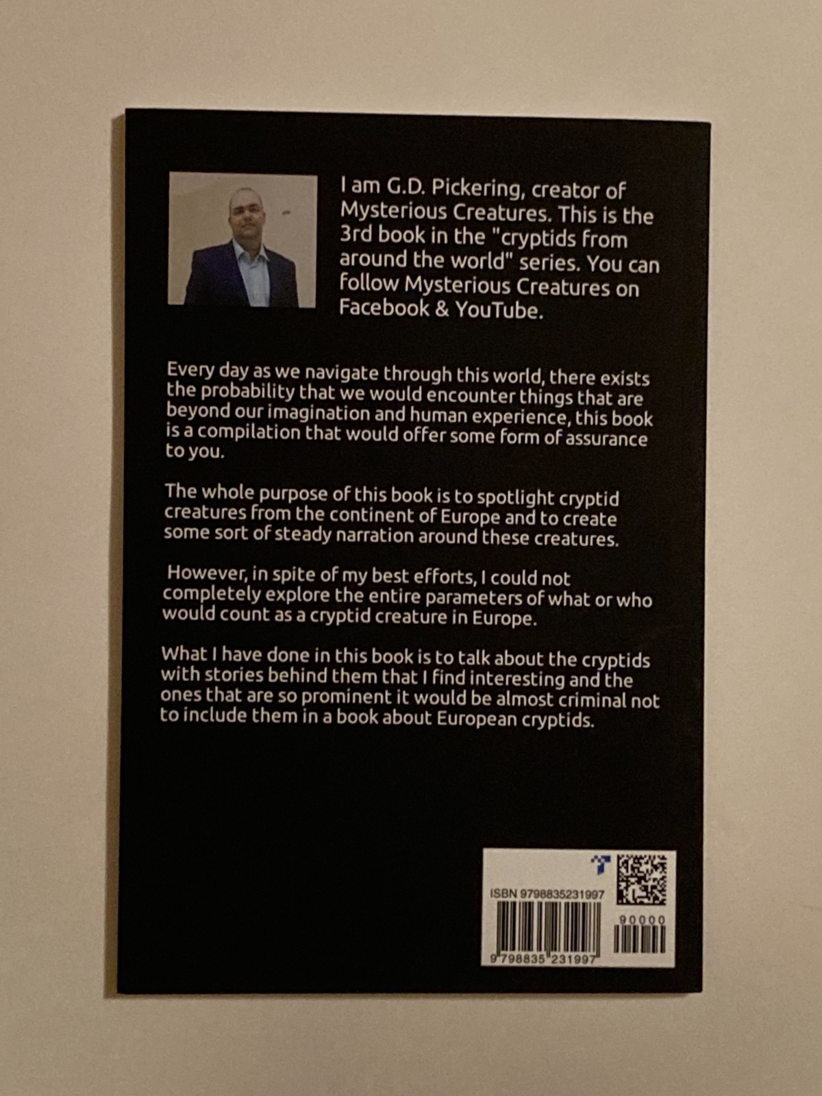 Mysterious Creatures: European Cryptids by Pickering; As New Paperback