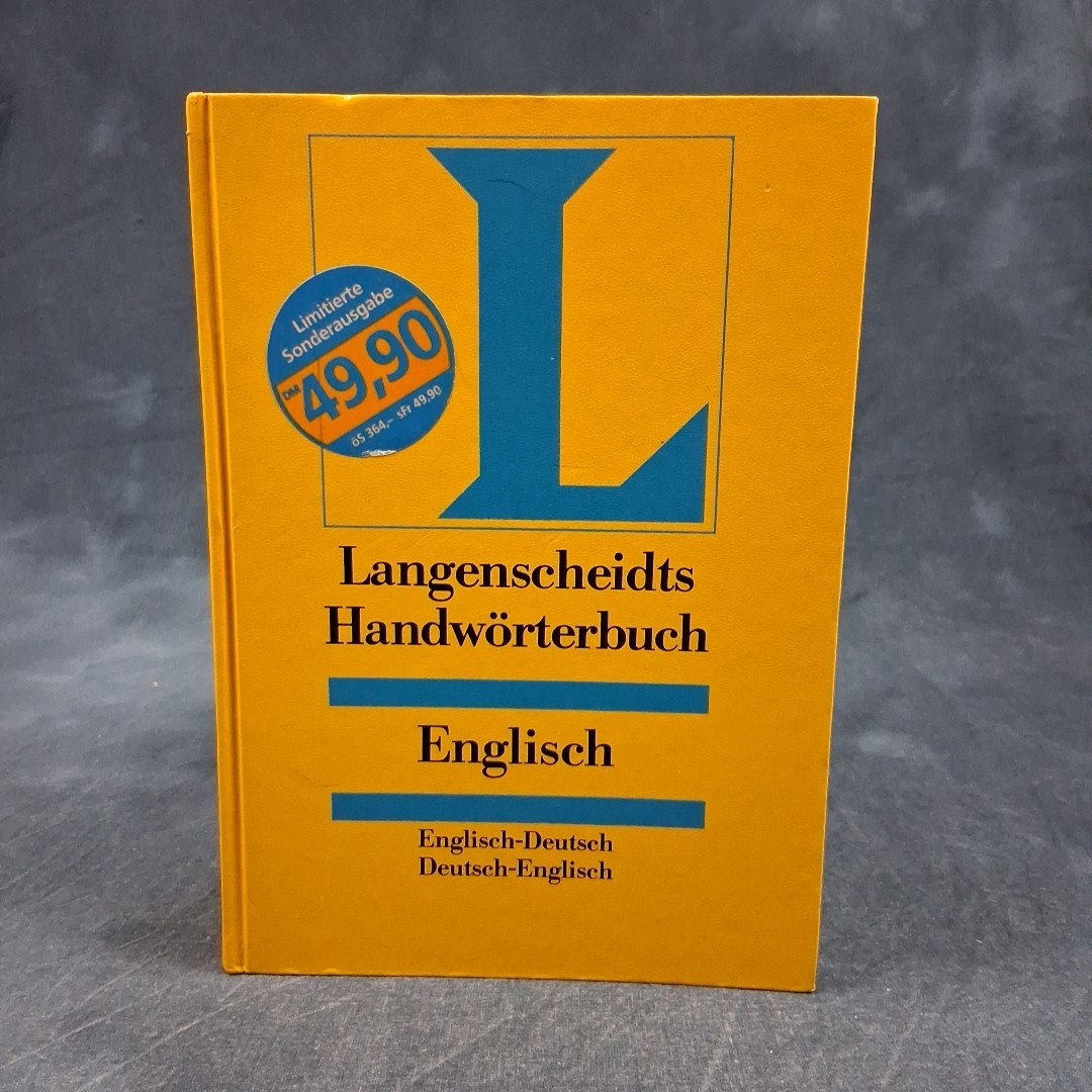 Langenscheidts Handwörterbuch Englisch German-English Bilingual Dictionary