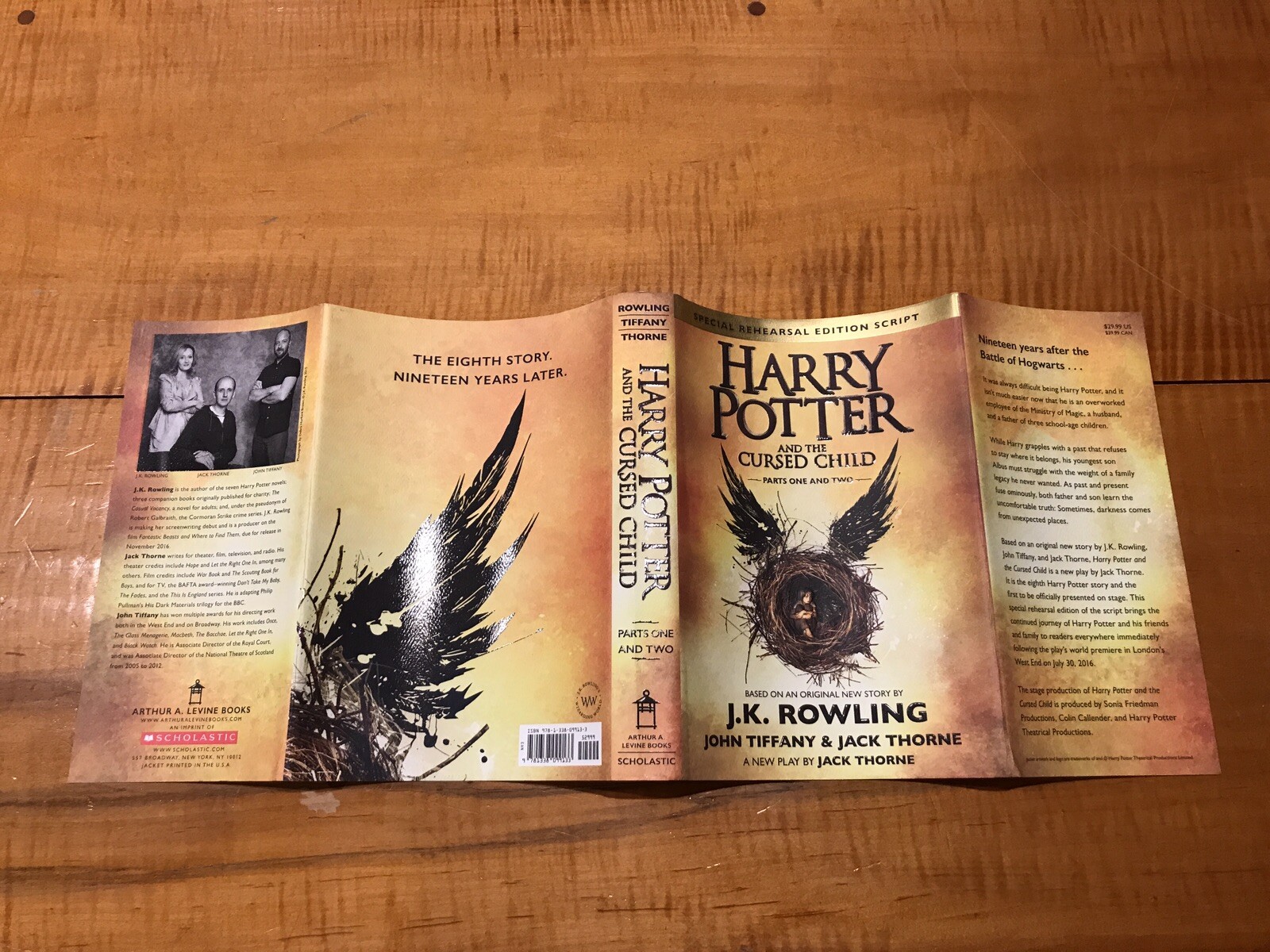 Special Rehearsal Edition J. K. ROWLING Harry Potter and the Cursed Child 2016
