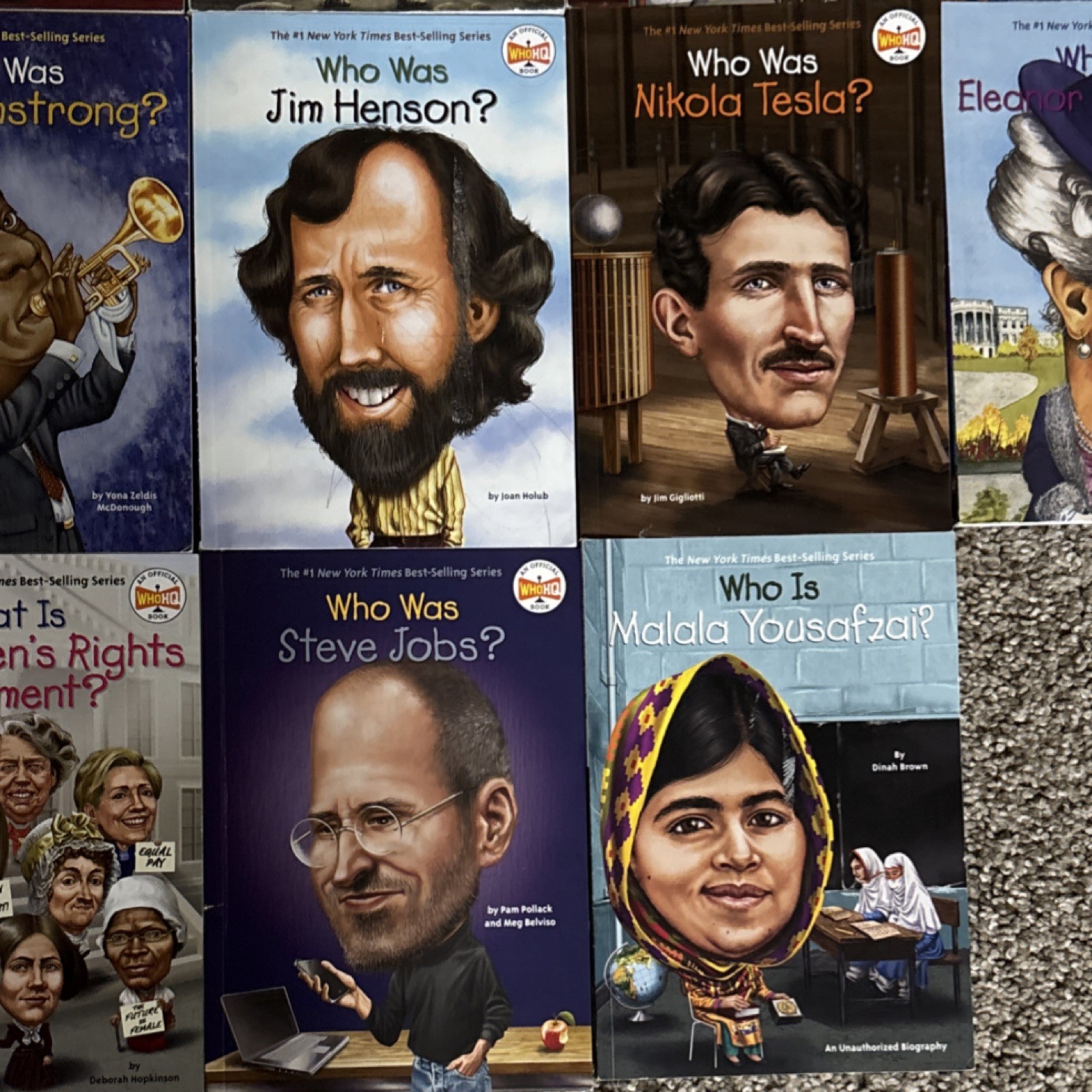 Who Was? Nonfiction Biographies Book Lot of 22