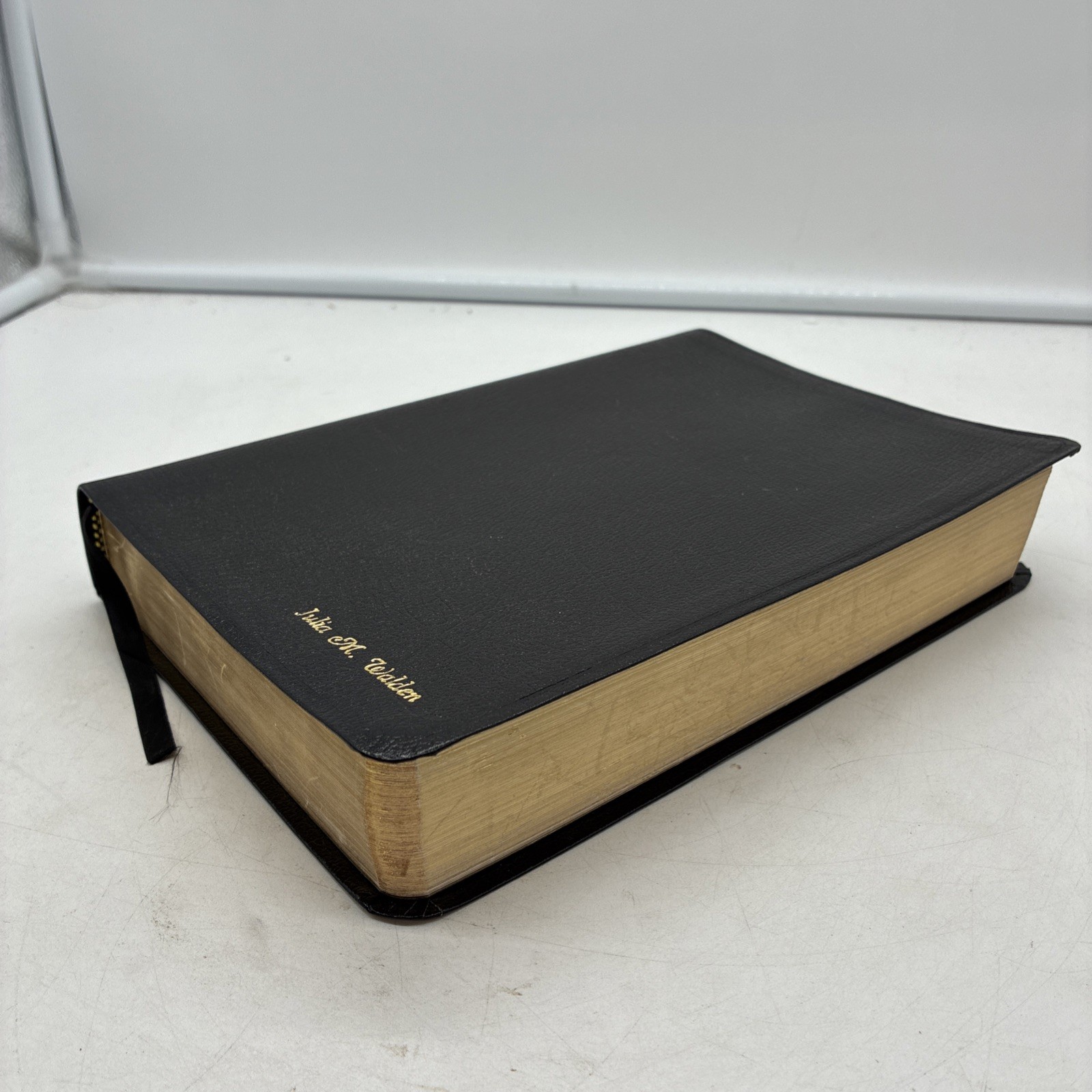 1999 Zondervan NASB STUDY BIBLE Black Bonded Leather D Red Letter USA