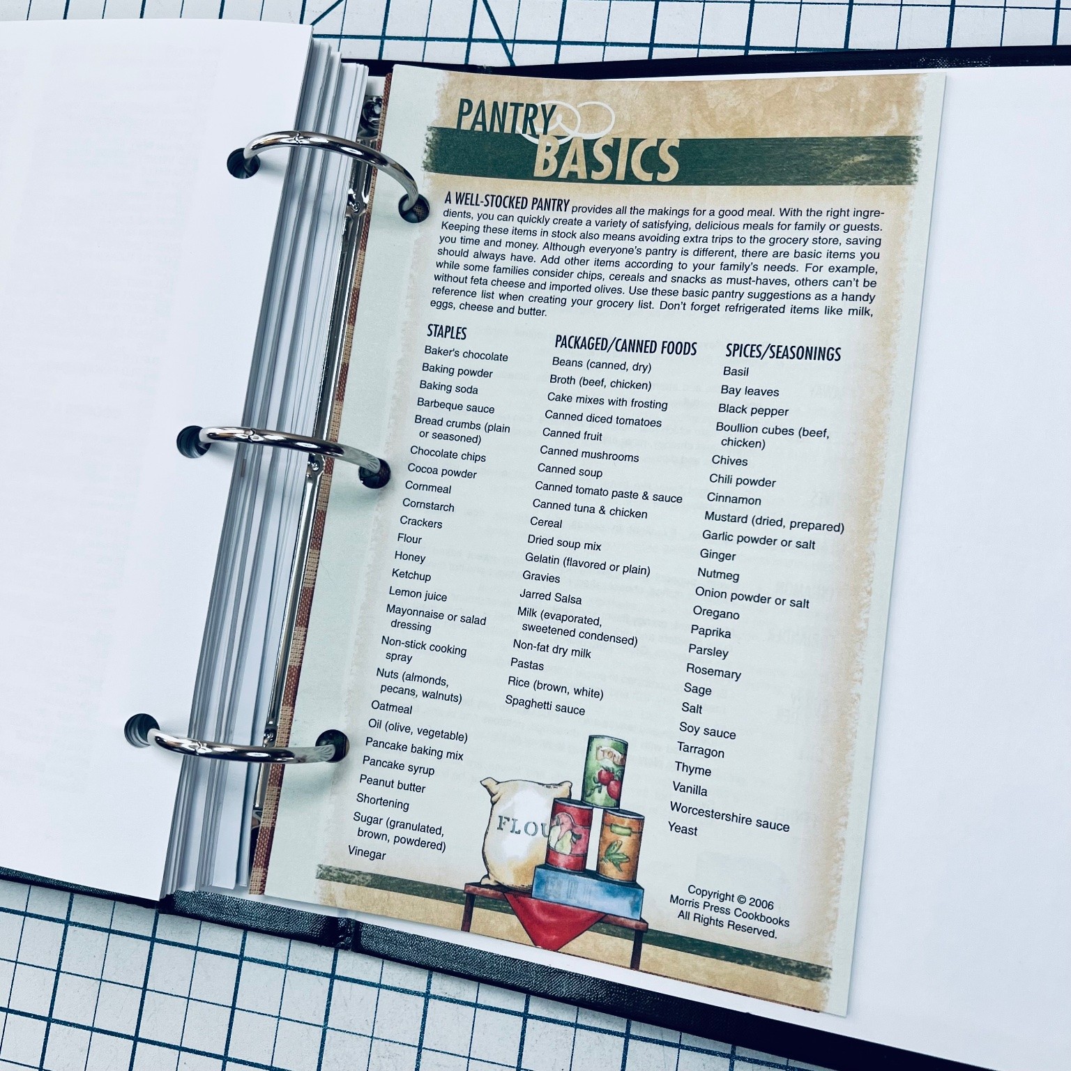 A Taste of Tucker 2006 Cookbook Original Indiana Recipes Morris Press