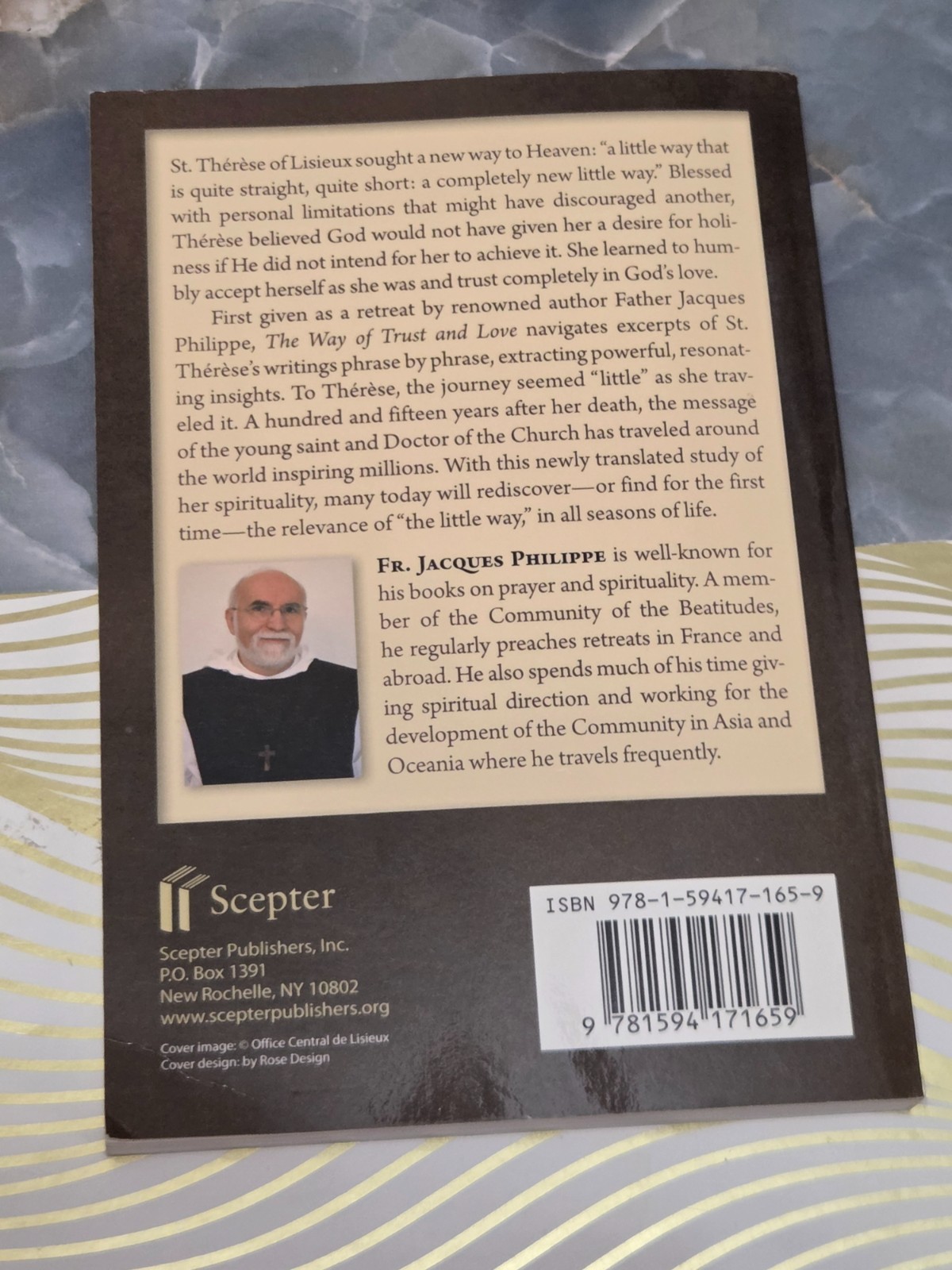 THE WAY OF TRUST AND LOVE, JACQUES PHILIPPE, TRADE PAPERBACK, 2012,