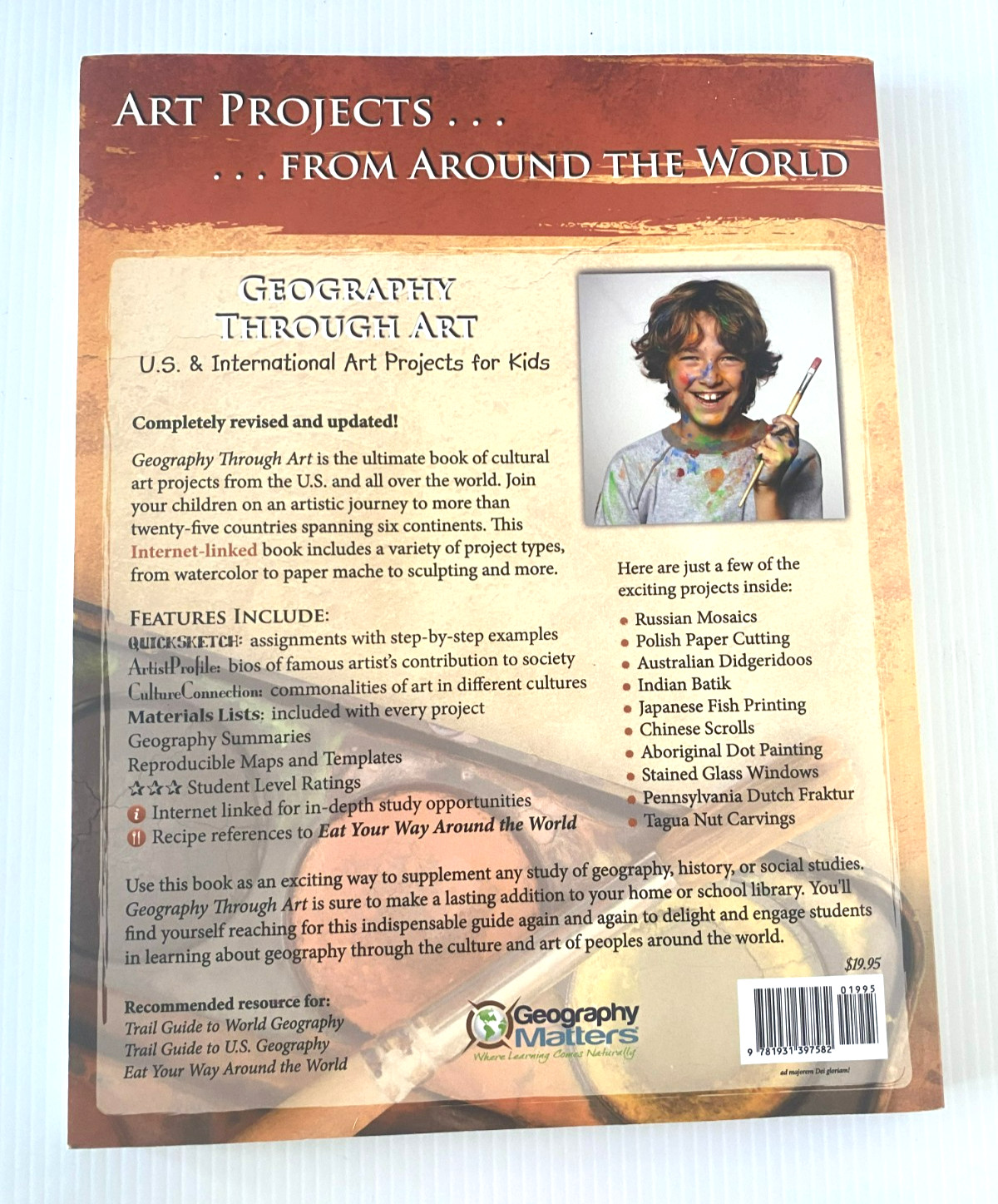 Geography Through Art: U.S. & Intl Art Projects for Kids Ages 9-12