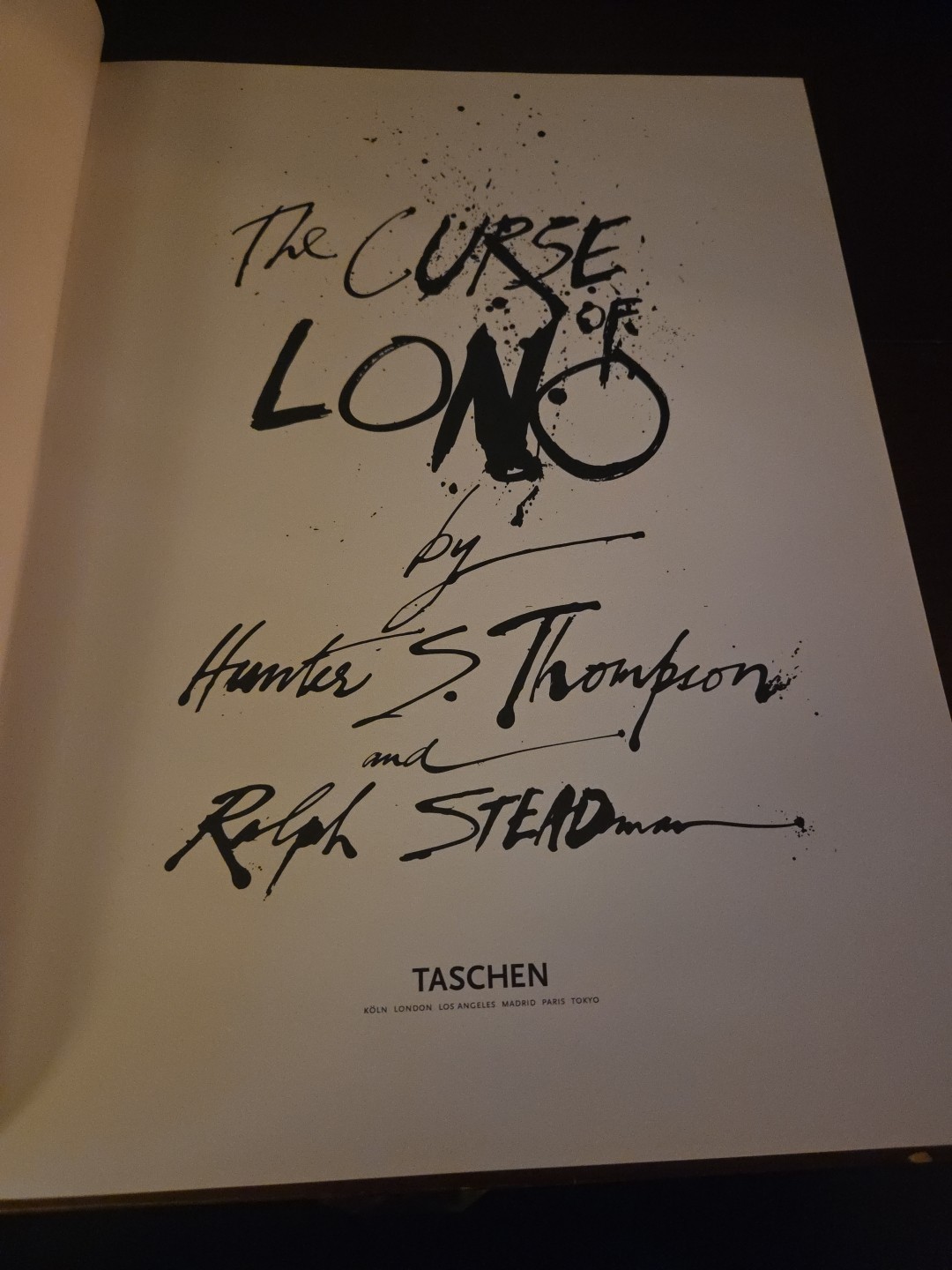 Curse of Lono by Hunter Thompson Ralph Steadman (2005, Hardcover) Taschen 15×11