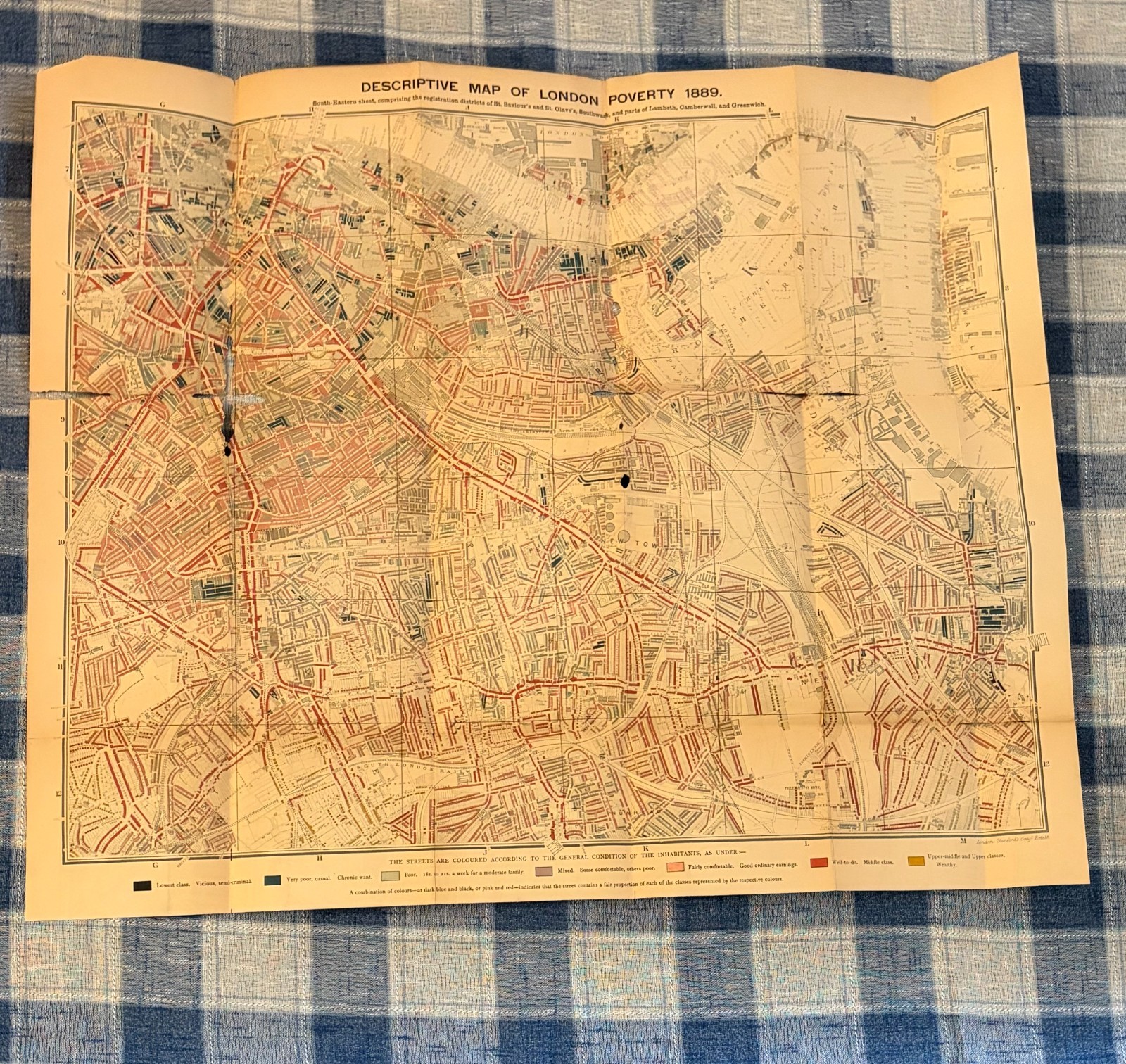 Labor and Life of the People; Maps, etc. by Charles Booth, 1891 Hardcover w/maps