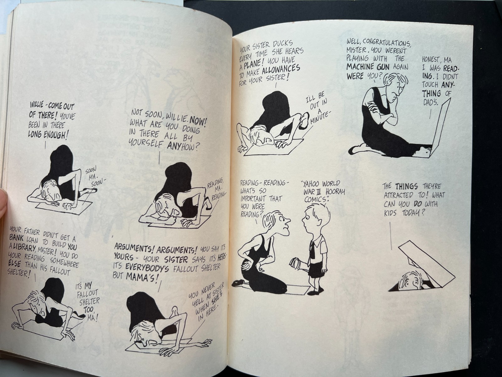 Hold Me! – Jules Feiffer, First Edition 1962 Random House Village Voice Cartoons