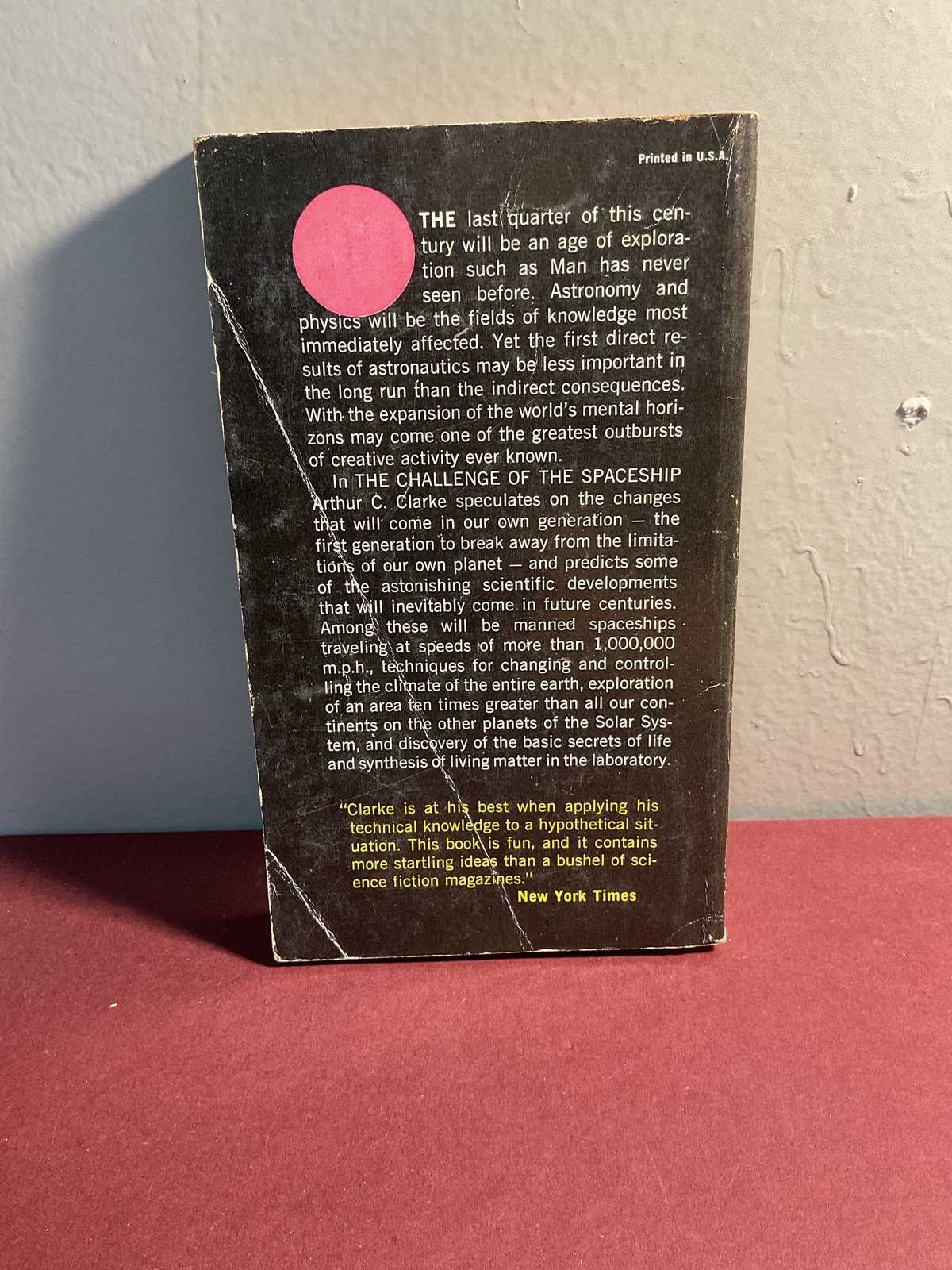 Arthur C. Clarke – The Challenge of the Spaceship – Vintage Ballantine Books