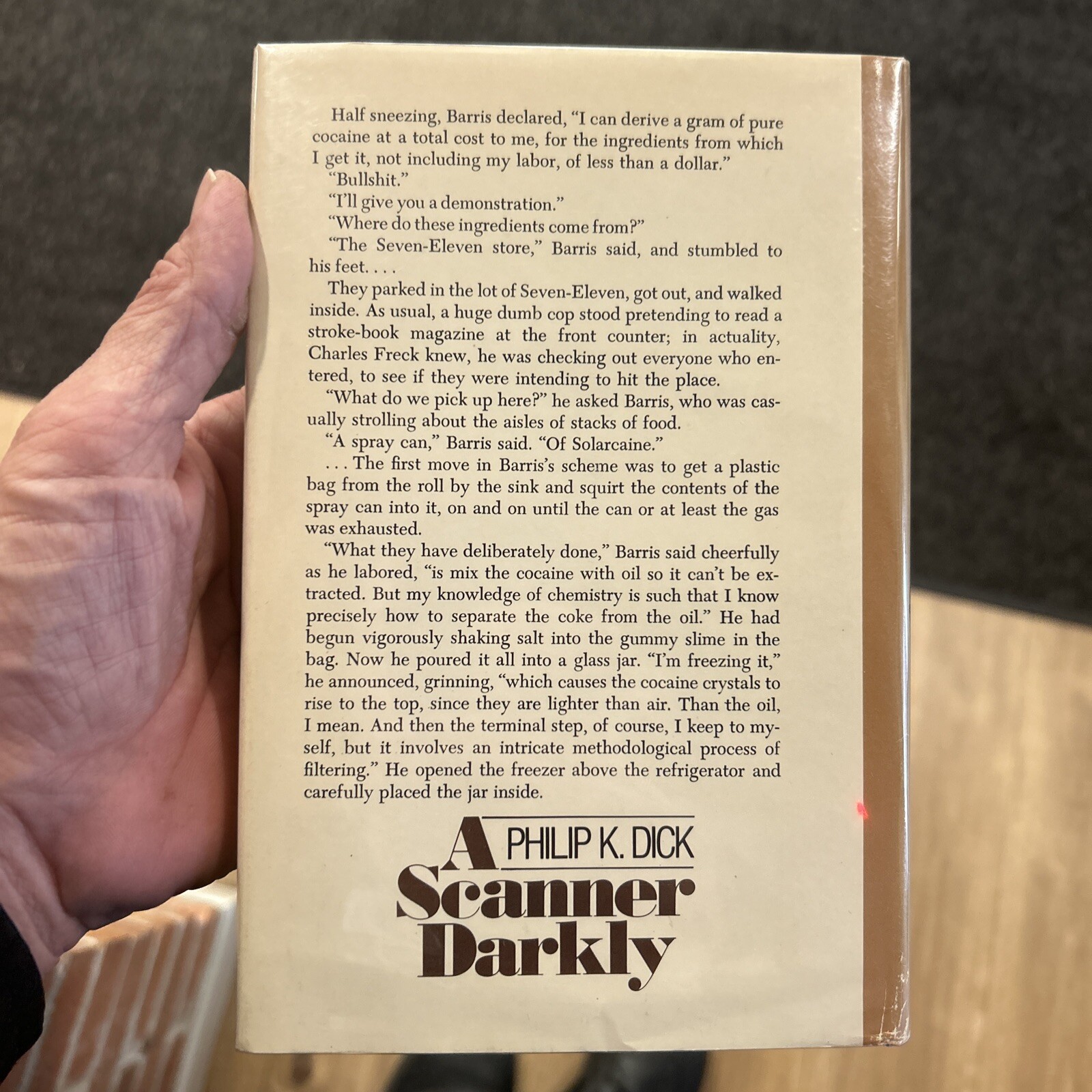 A Scanner Darkly Philip K. Dick HC/DJ 1977 Doubleday 1st Book Club Edition