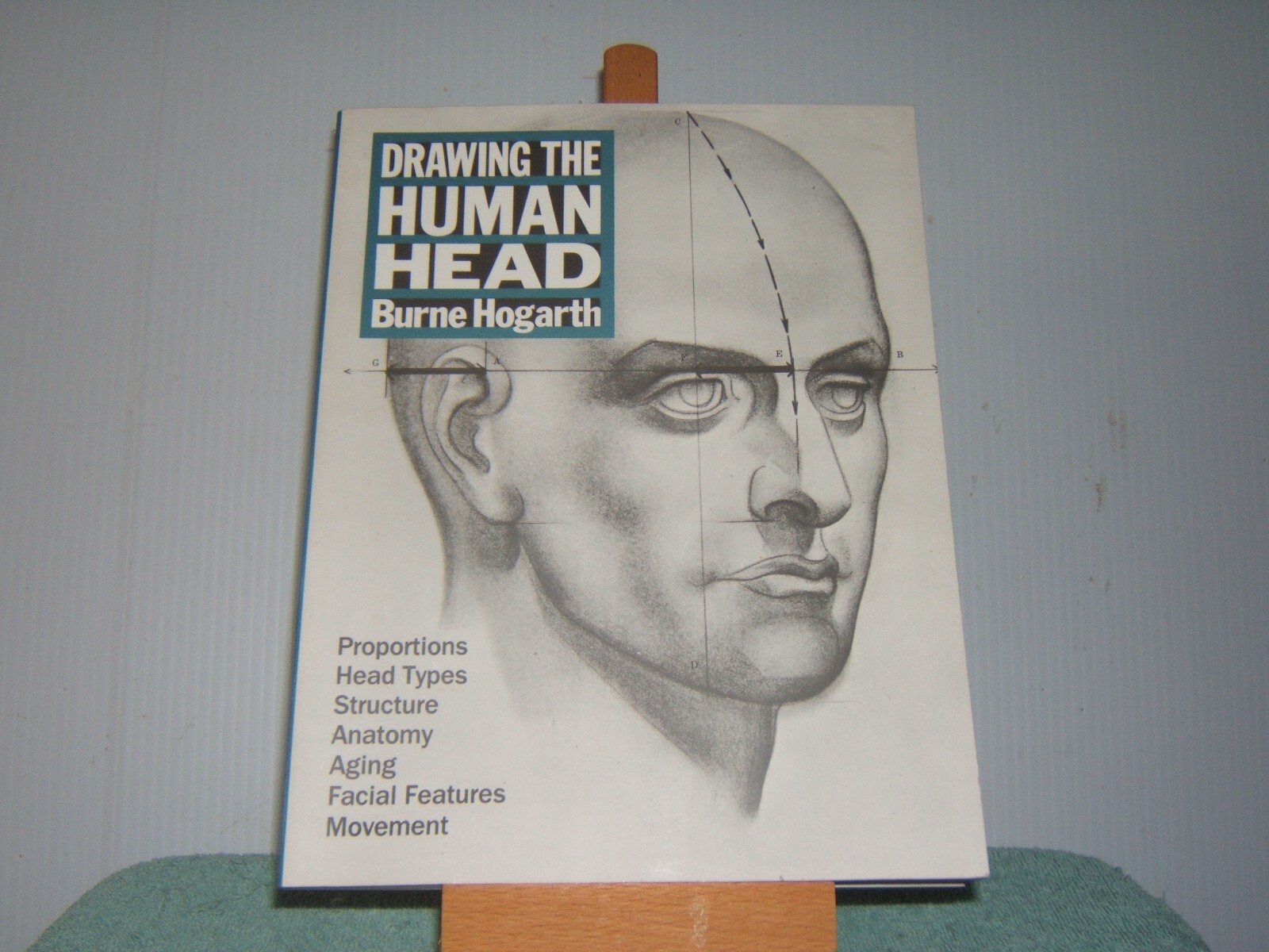 Drawing the Human Head by Burne Hogarth, 1st Paperback Edition, 1st Printing