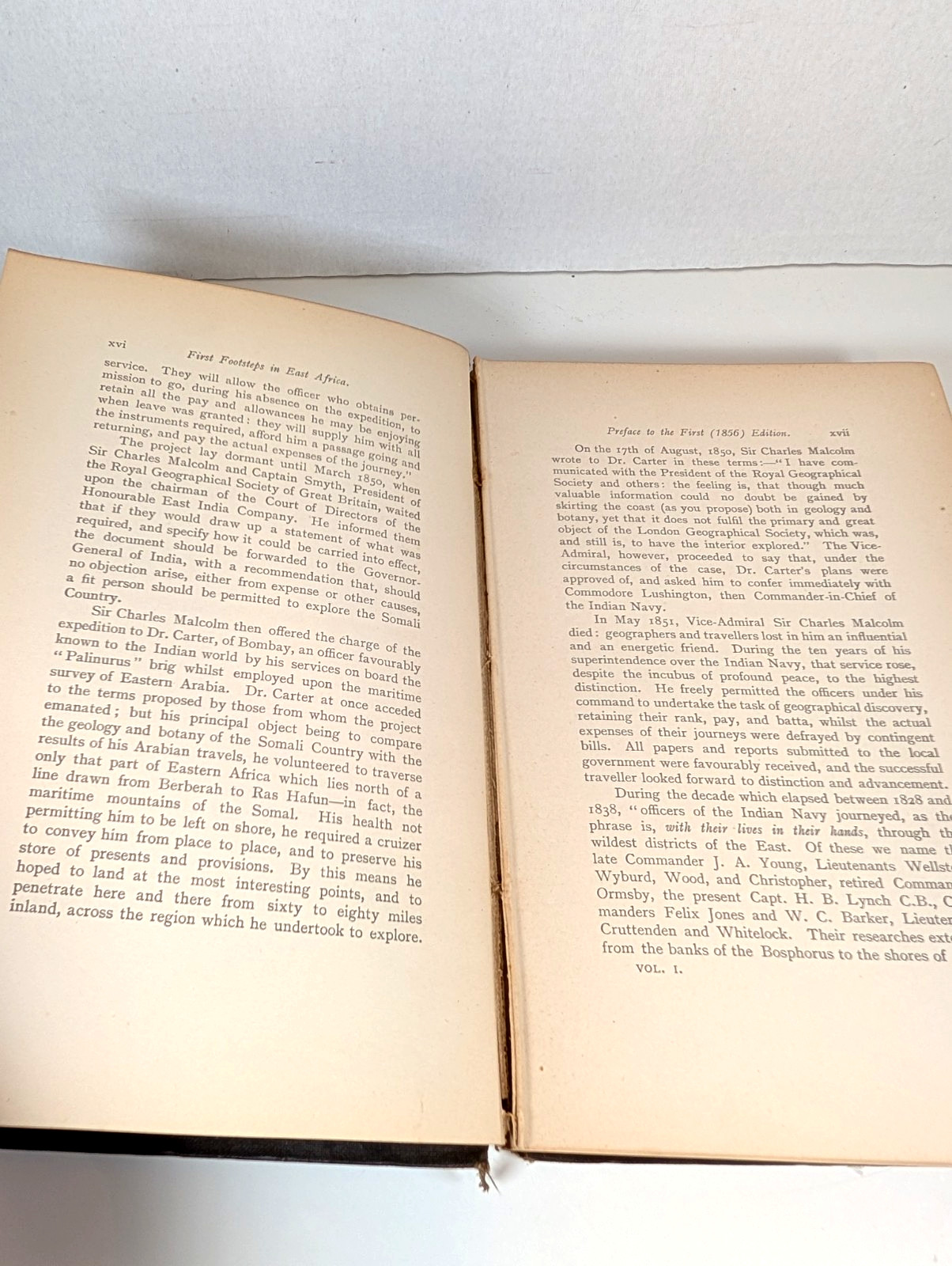 First Footsteps in East Africa Vol.1, Richard F. Burton, 6th Memorial Ed., Plate