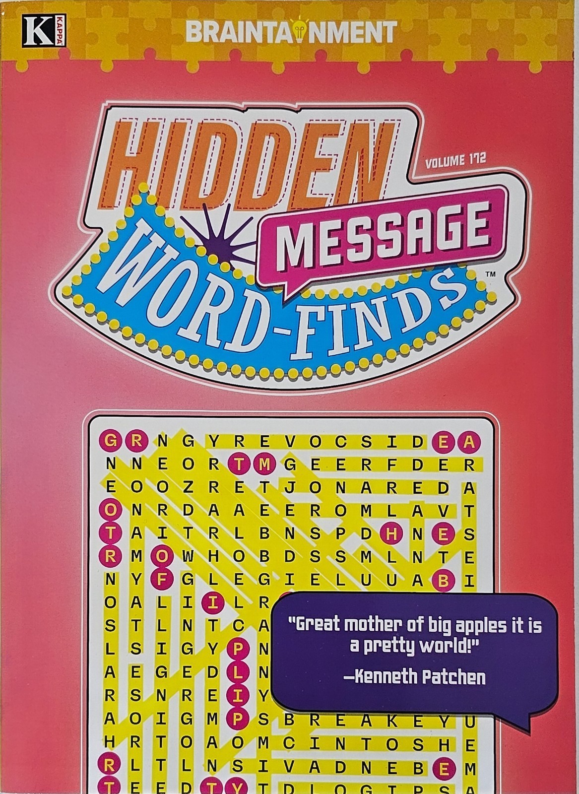 2 New Hidden Message Word-Finds Puzzle Books Vol # 171,172 ~Search,Hunt,Activity