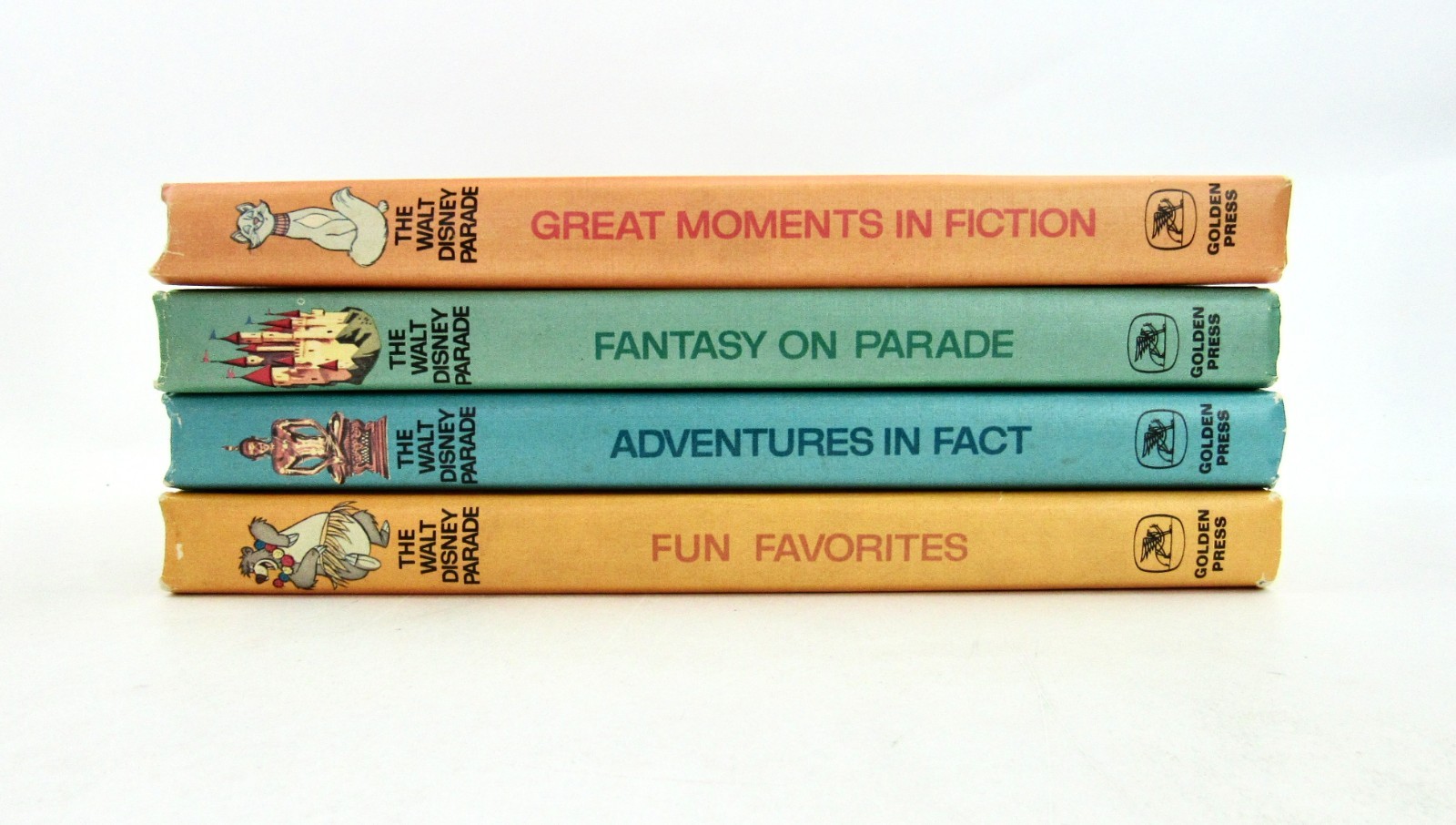 Walt Disney PARADE Box Set 1969 Golden Press Fiction Fantasy Adventures Fun HB