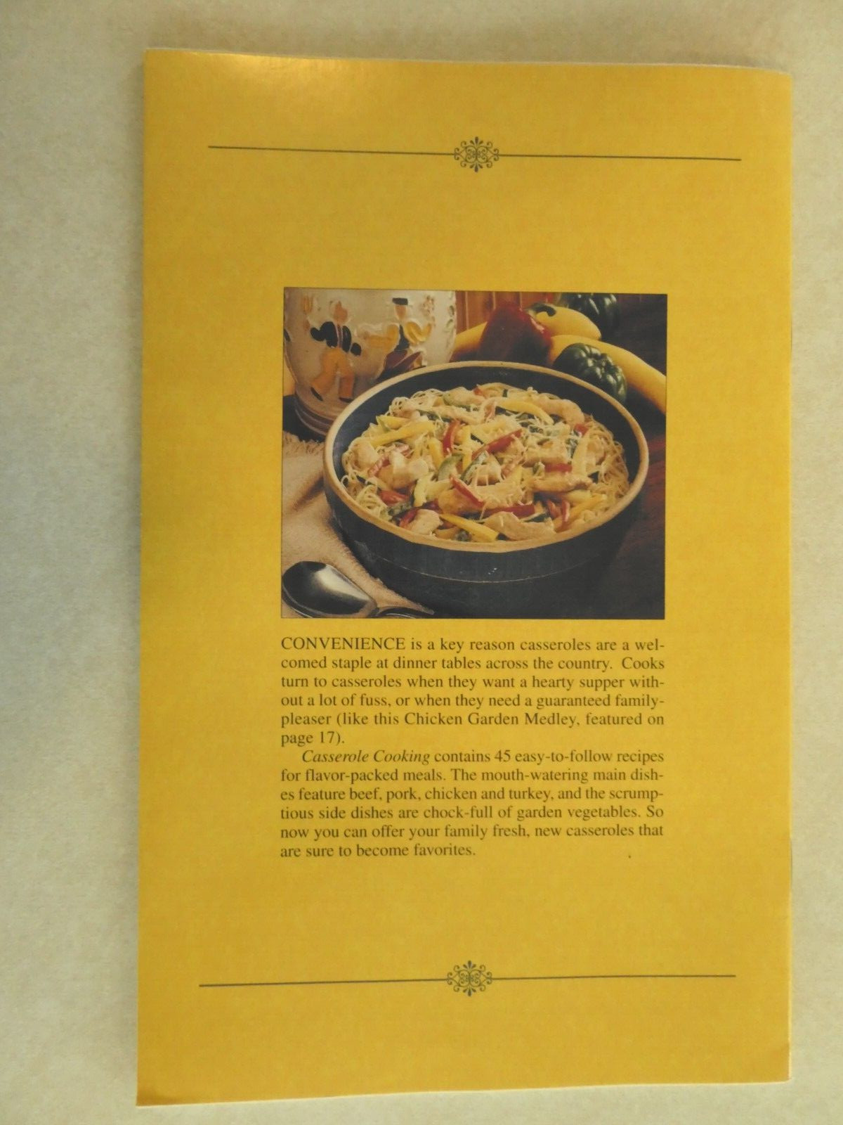 Taste of Home Casserole Cooking 35 pages of recipes published in 2000