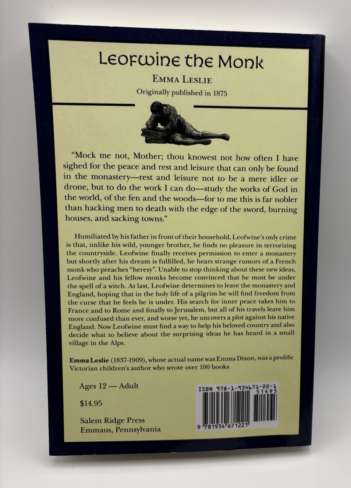 Leofwine the Monk: or The Curse Of the Ericsons, by Emma Lestlie