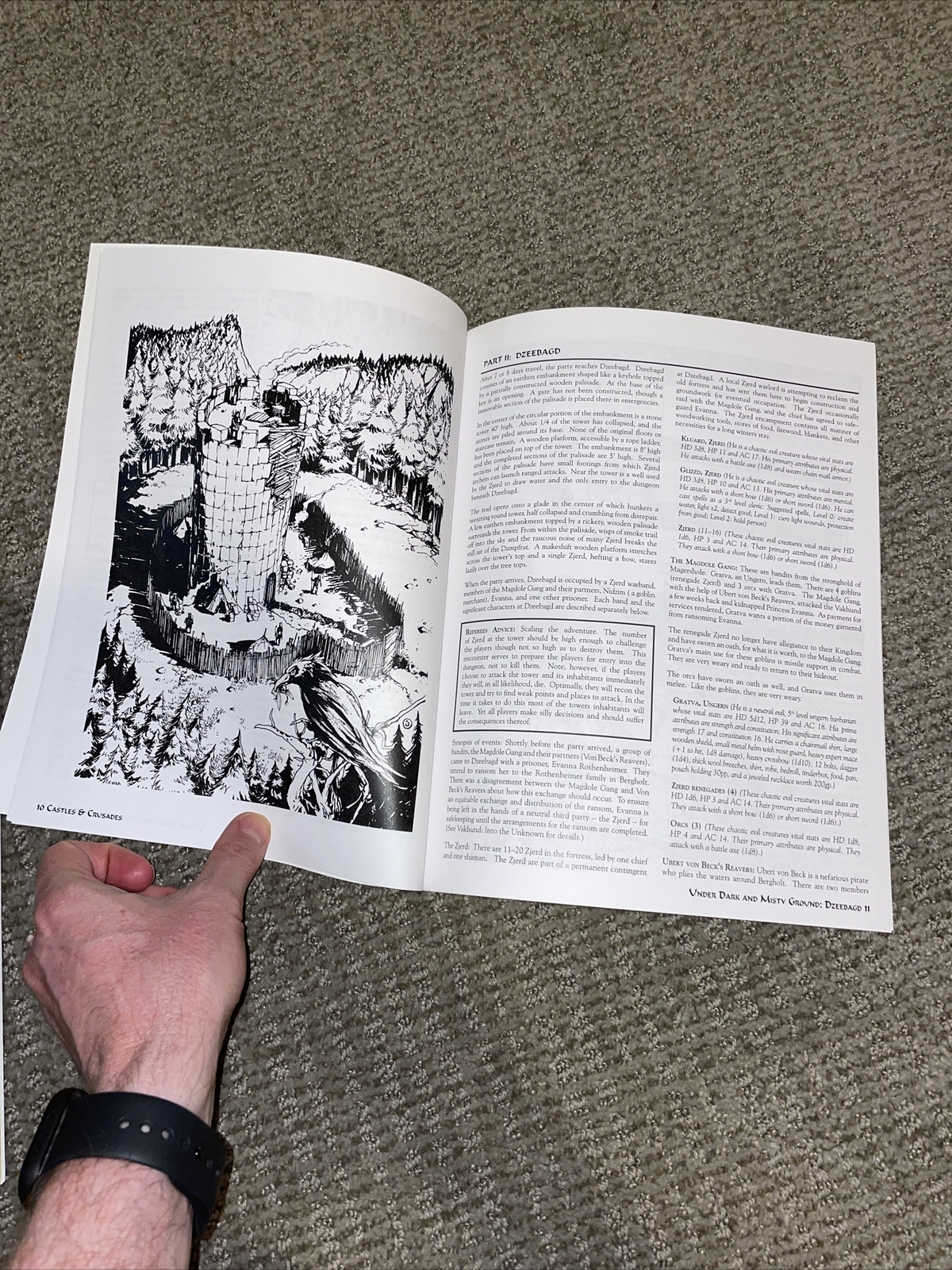 Castles & Crusades Death in the Treklant Part 2 & 3 Davis Chenault 2007 TLG