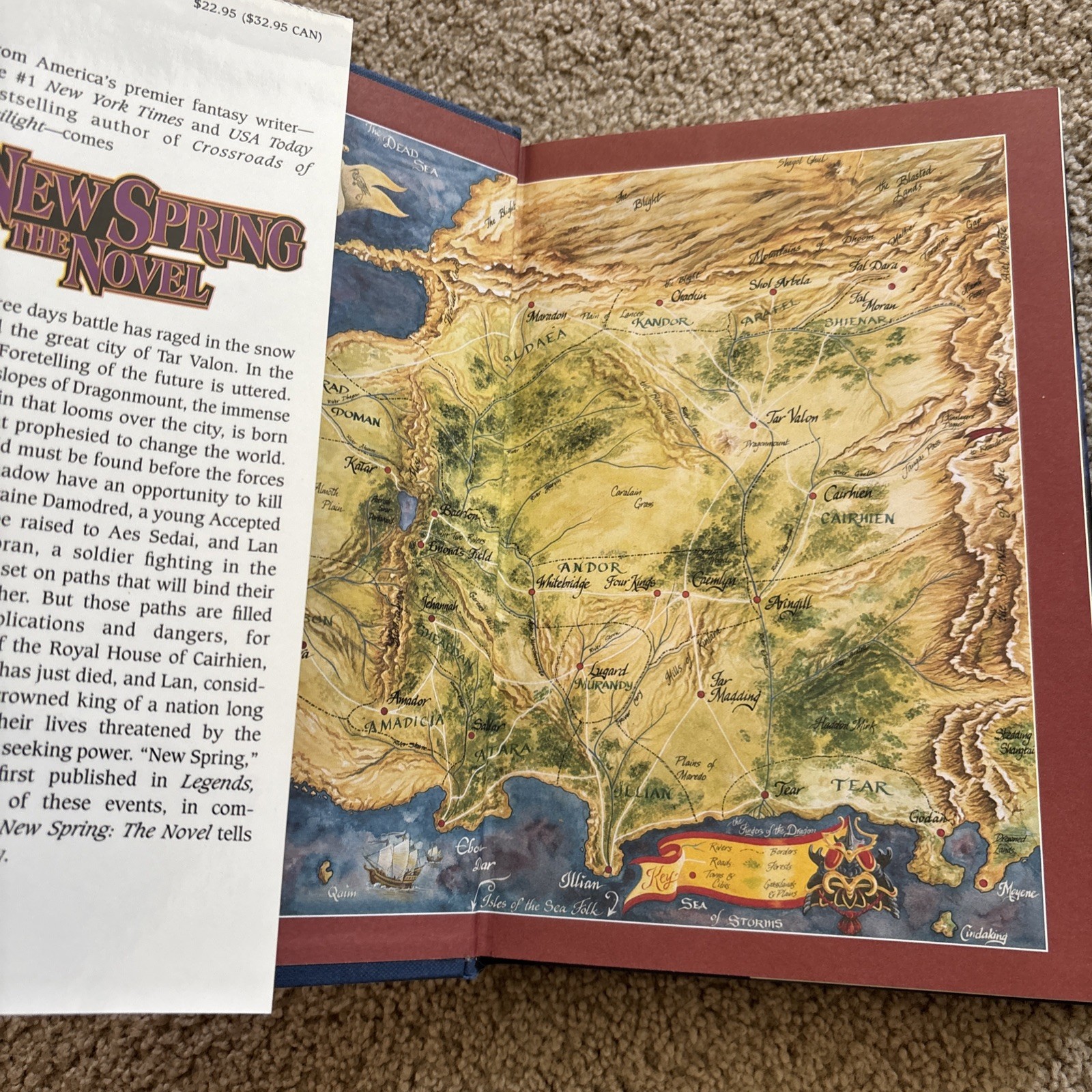 7 Book Lot – Robert Jordan – Wheel Of Time – Book 1, 2, 3, 4, 5, 8 and 12.