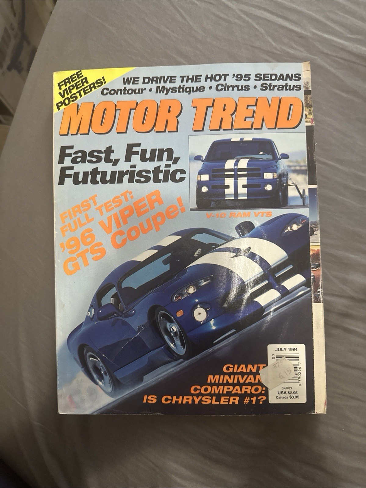 MOTOR TREND Magazine-JULY,1994