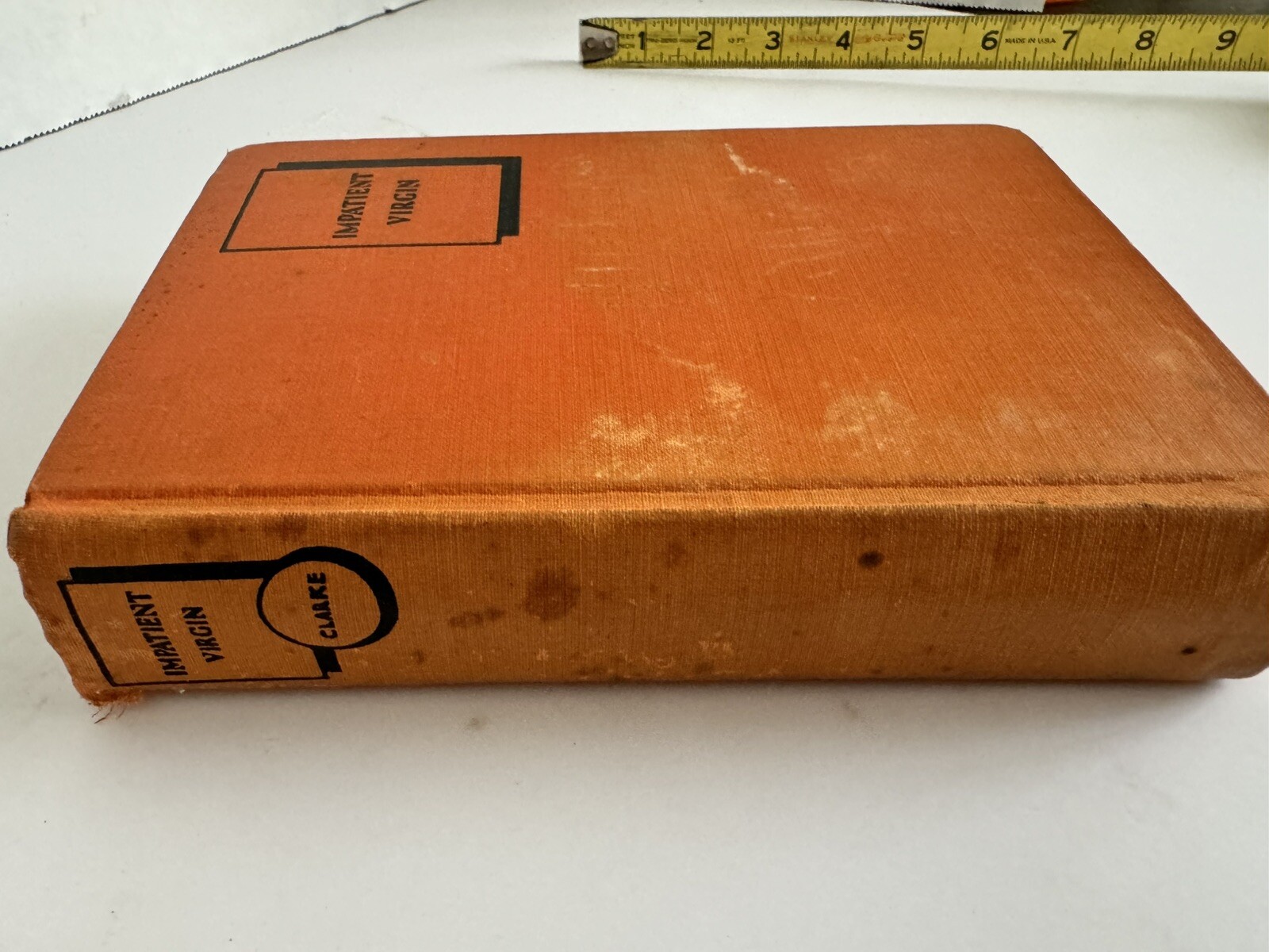 Impatient Virgin – Donald Henderson Clarke (Hardcover, 1942) Triangle Books