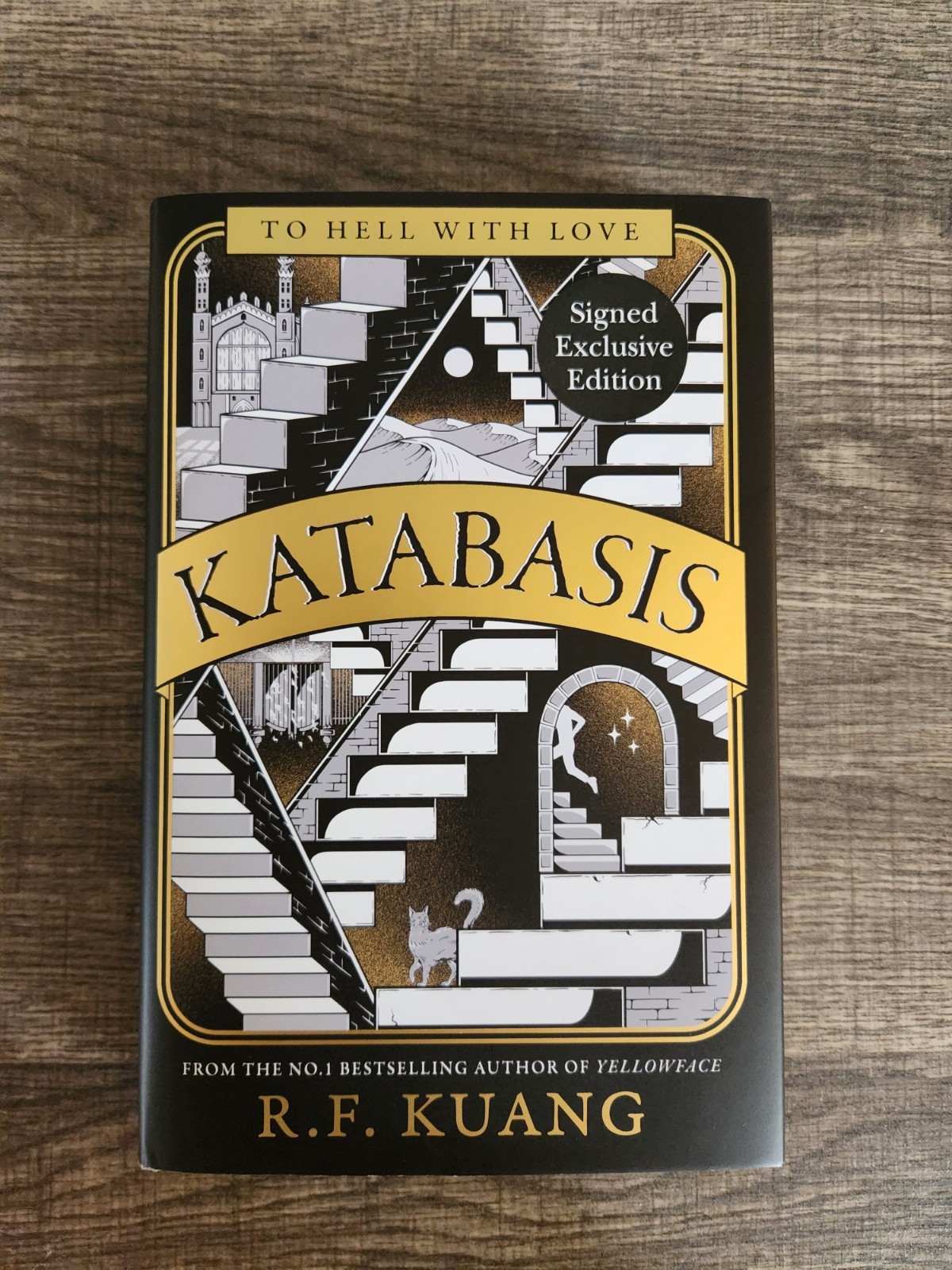 Katabasis by R.F. Kuang Waterstones Signed Exclusive Edition Sprayed Edges