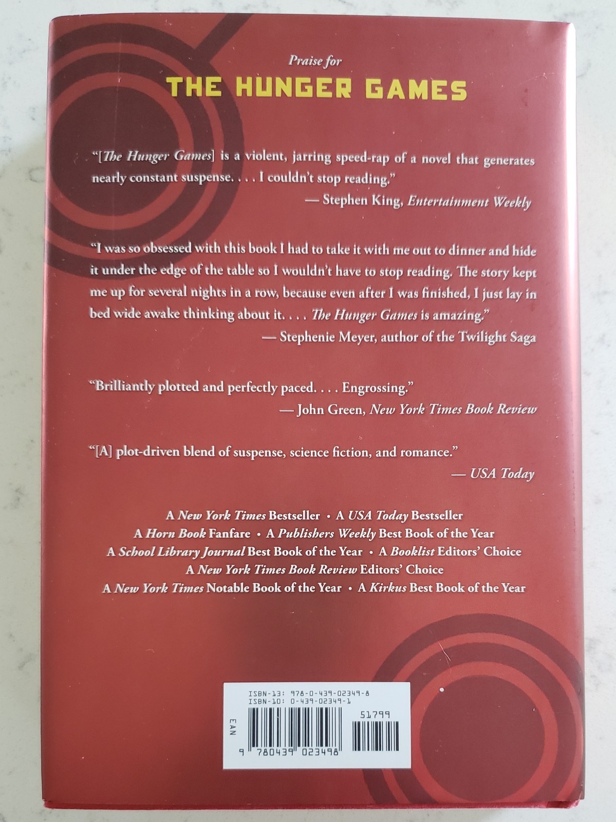 Lot of 3-The Hunger Games, Catching Fire & Mockingjay by Suzanne Collins 1PB 2HC