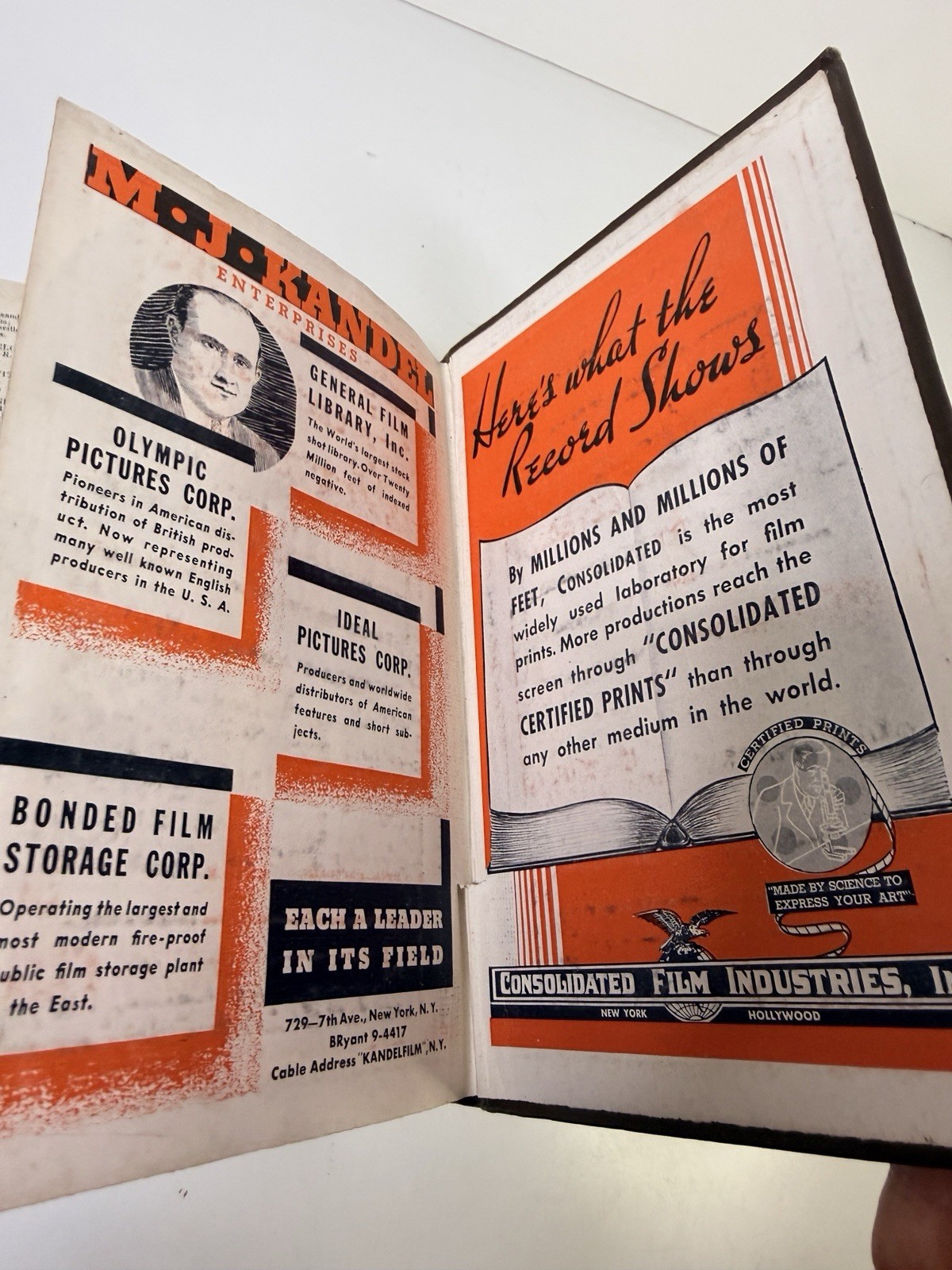 1936 Yearbook Of Motion Pictures 18th Edition The Film Daily Loose Binding AS-IS