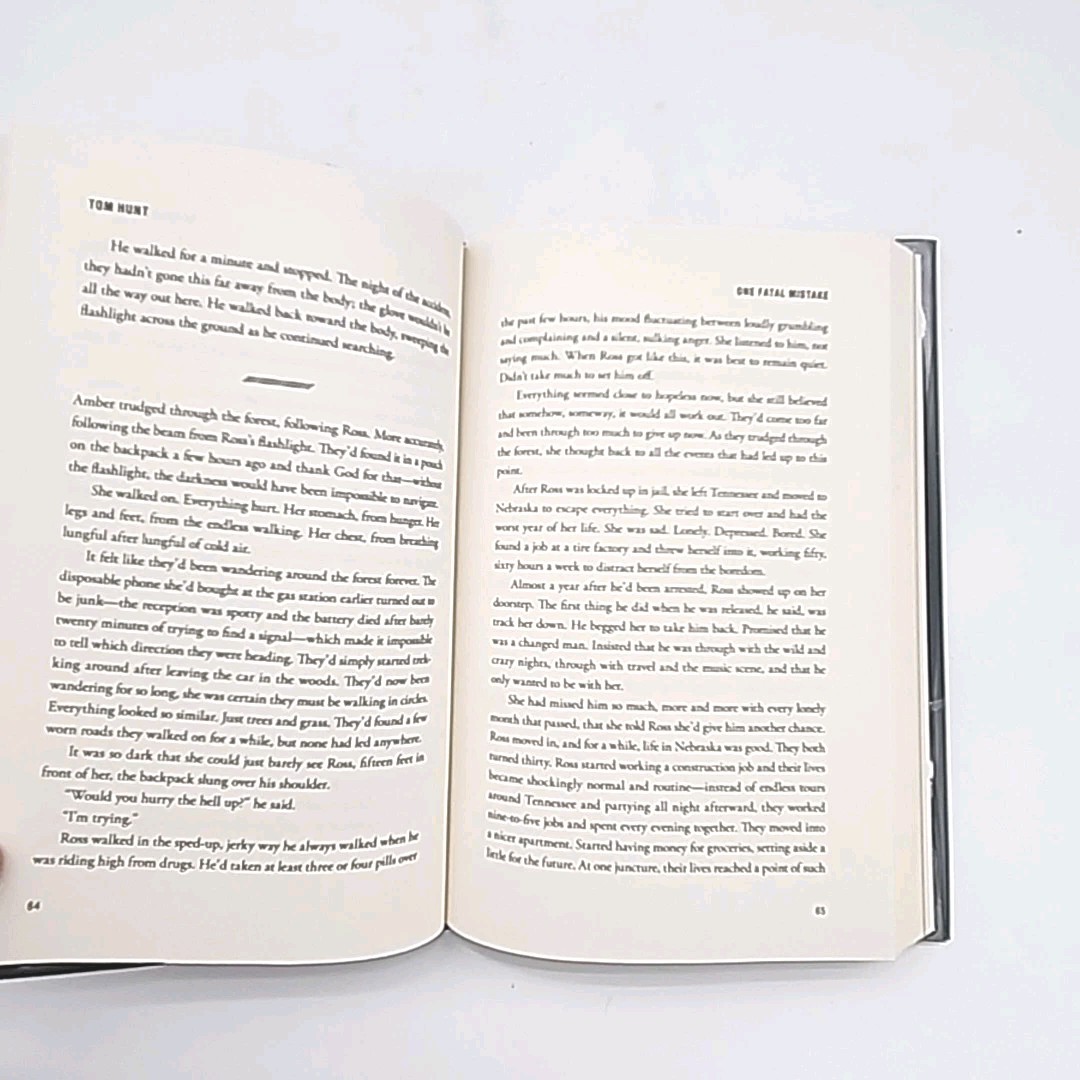 One Fatal Mistake by Tom Hunt 1st Edition 2019 Hardcover Book
