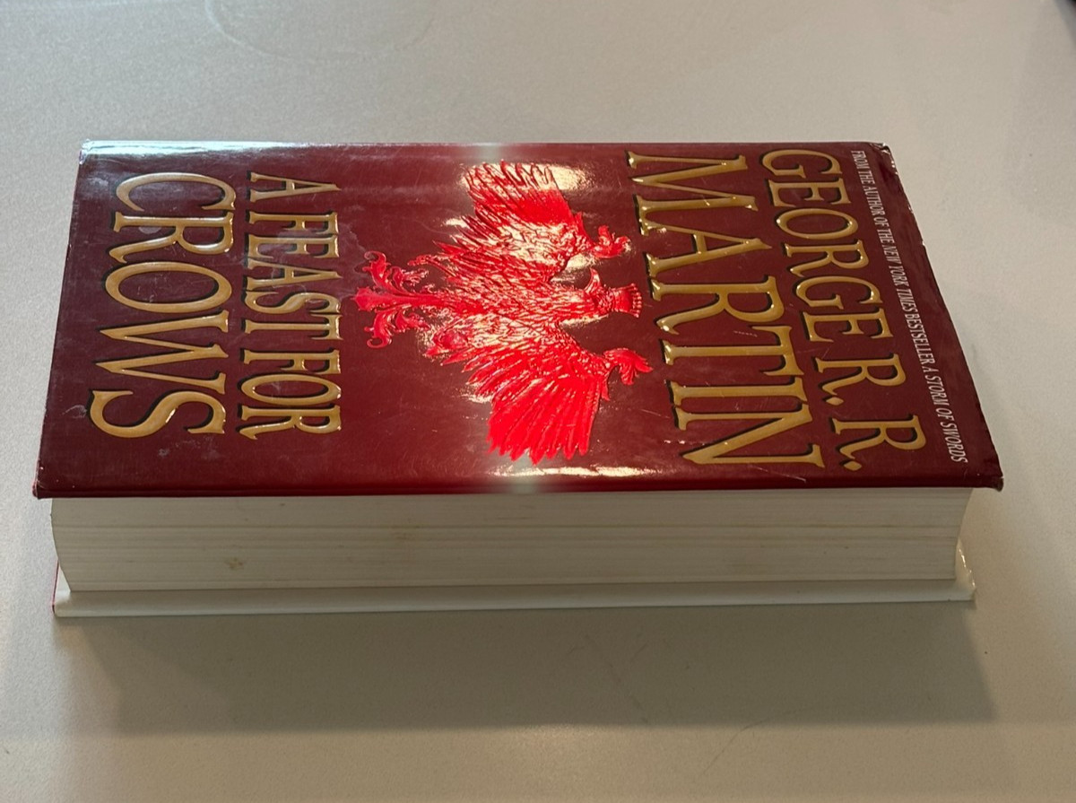 Game of Thr​ones A Feast for Crows 1st/1st George RR Martin 2005 HCDJ Bantam