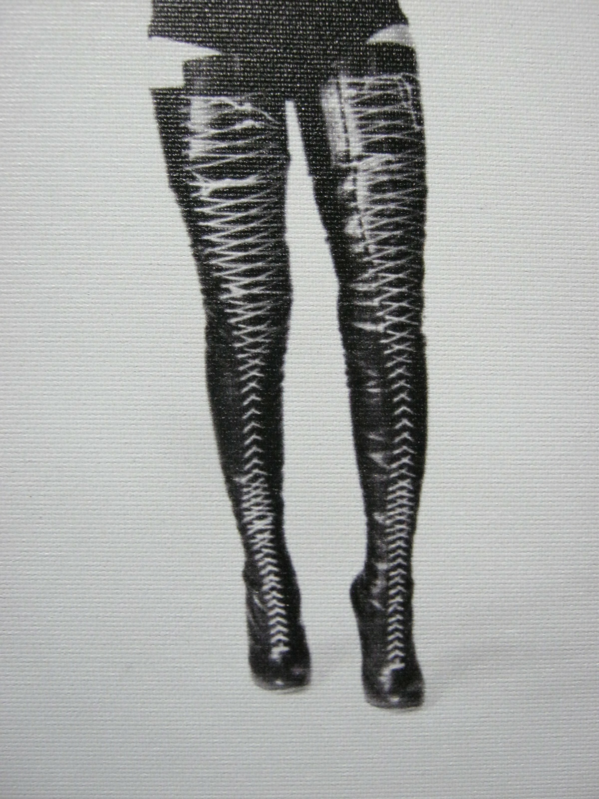 Irving Klaw Vintage boots, Vintage Fetish fashion … Canvas Print