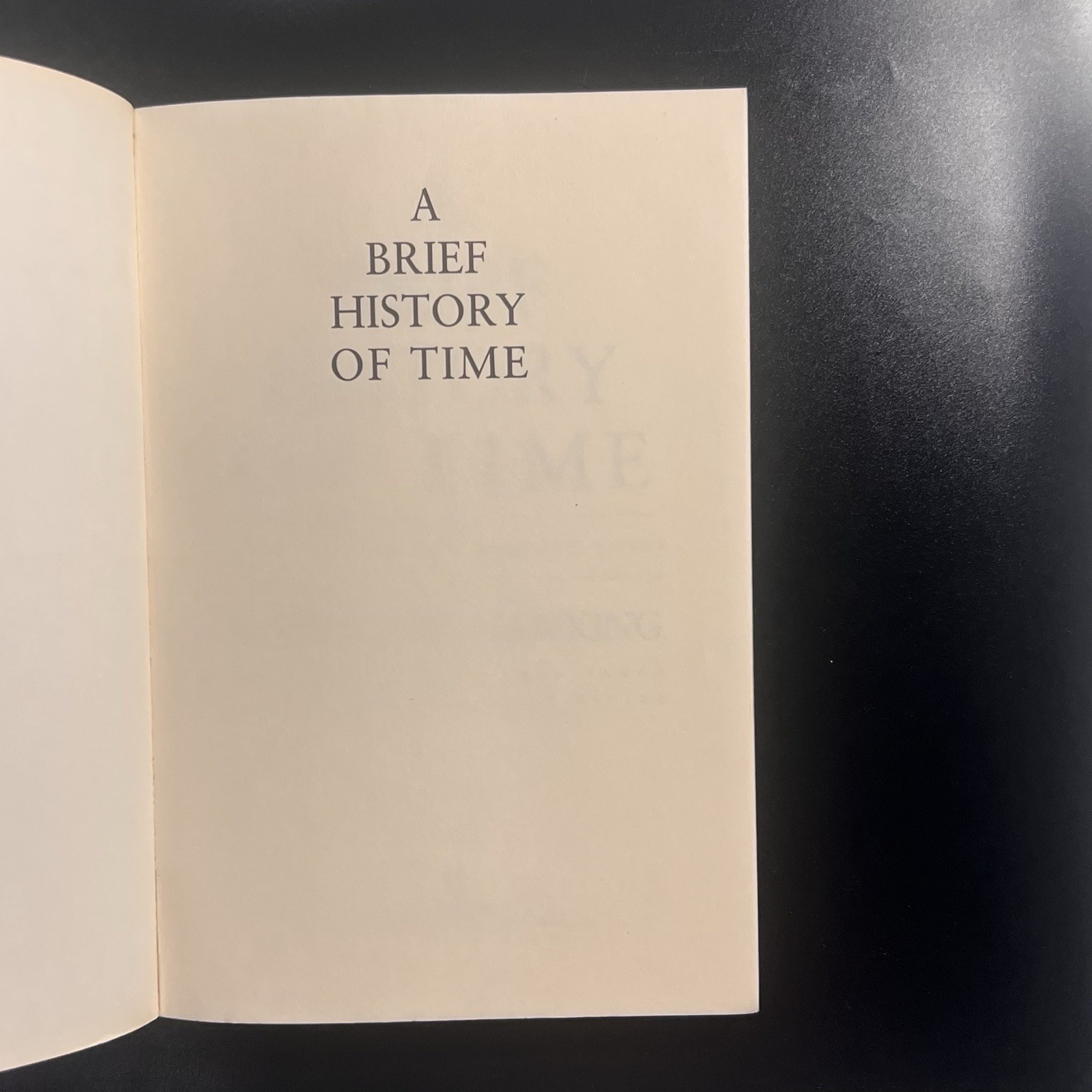 A Brief History of Time Stephen Hawking 1988 Paperback Bantam Carl Sagan