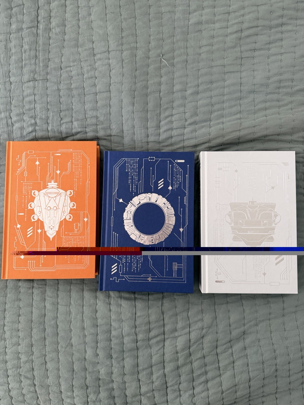 Illuminae Files by Amy Kaufman and Jay Kristoff Broken Binding Signed Edition