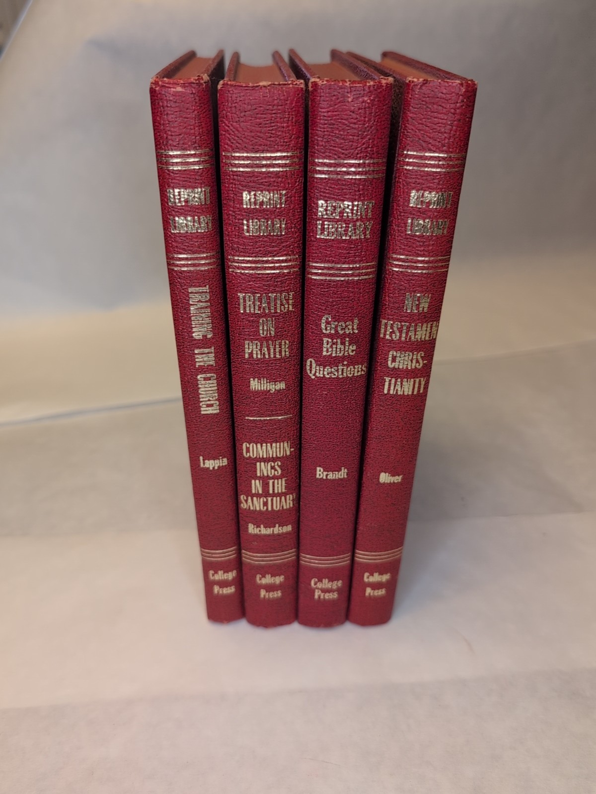 Restoration Reprint Library 4 Book Lot Lancelot Oliver