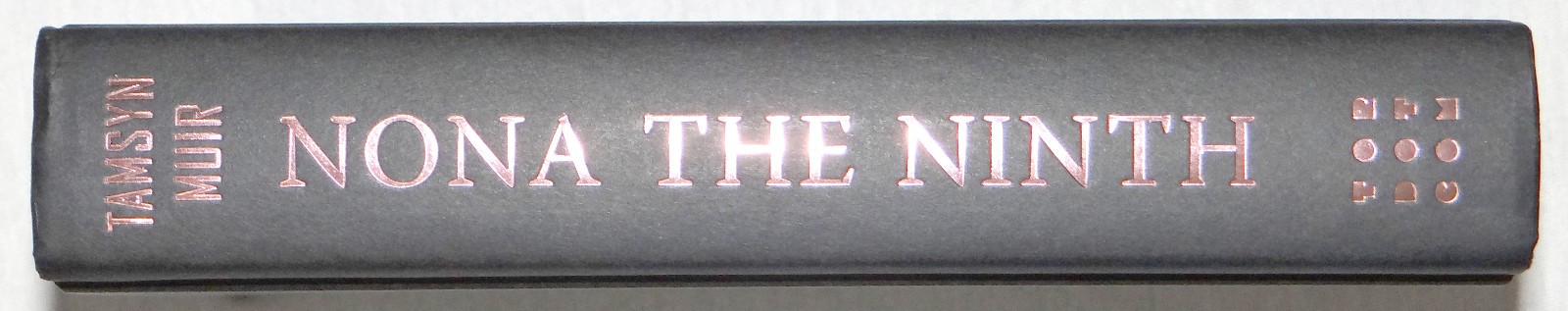 Tamsyn Muir Nona the Ninth, Gideon Book 3 Hardcover 1st Edition 1st Print Black