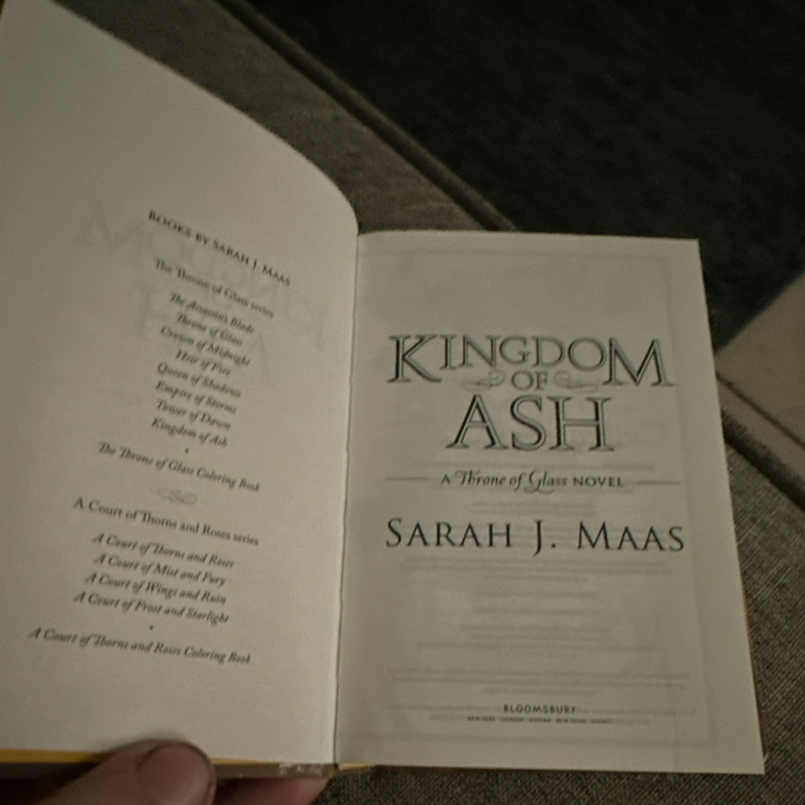 Sarah J. Maas Kingdom of Ash Throne of Glass Miniature Trade Flexibound Style