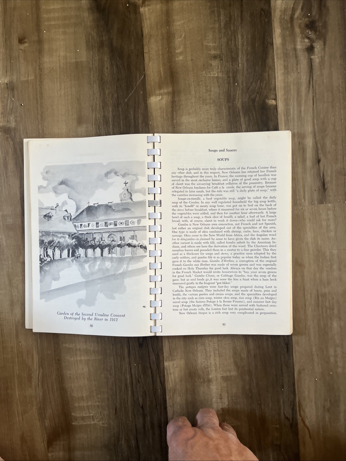 Vintage Recipes And Reminiscences Of New Orleans Cookbook 1971 Spiral Softcover